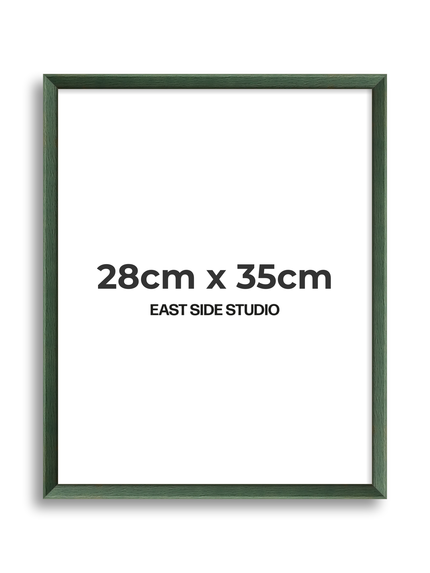 Forest Green Stain 28cm x 35cm picture frame