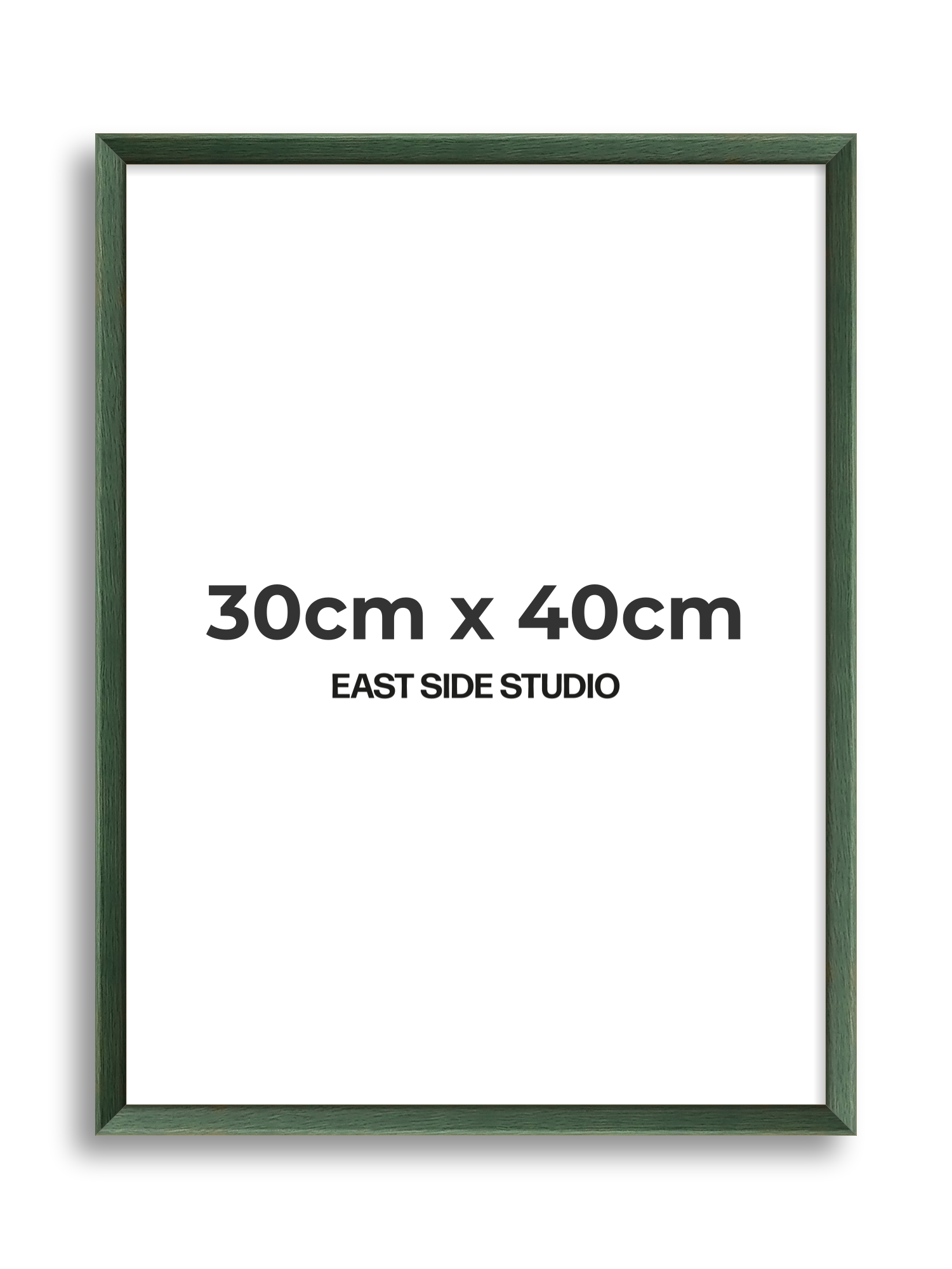 Forest Green Stain 30cm x 40cm picture frame