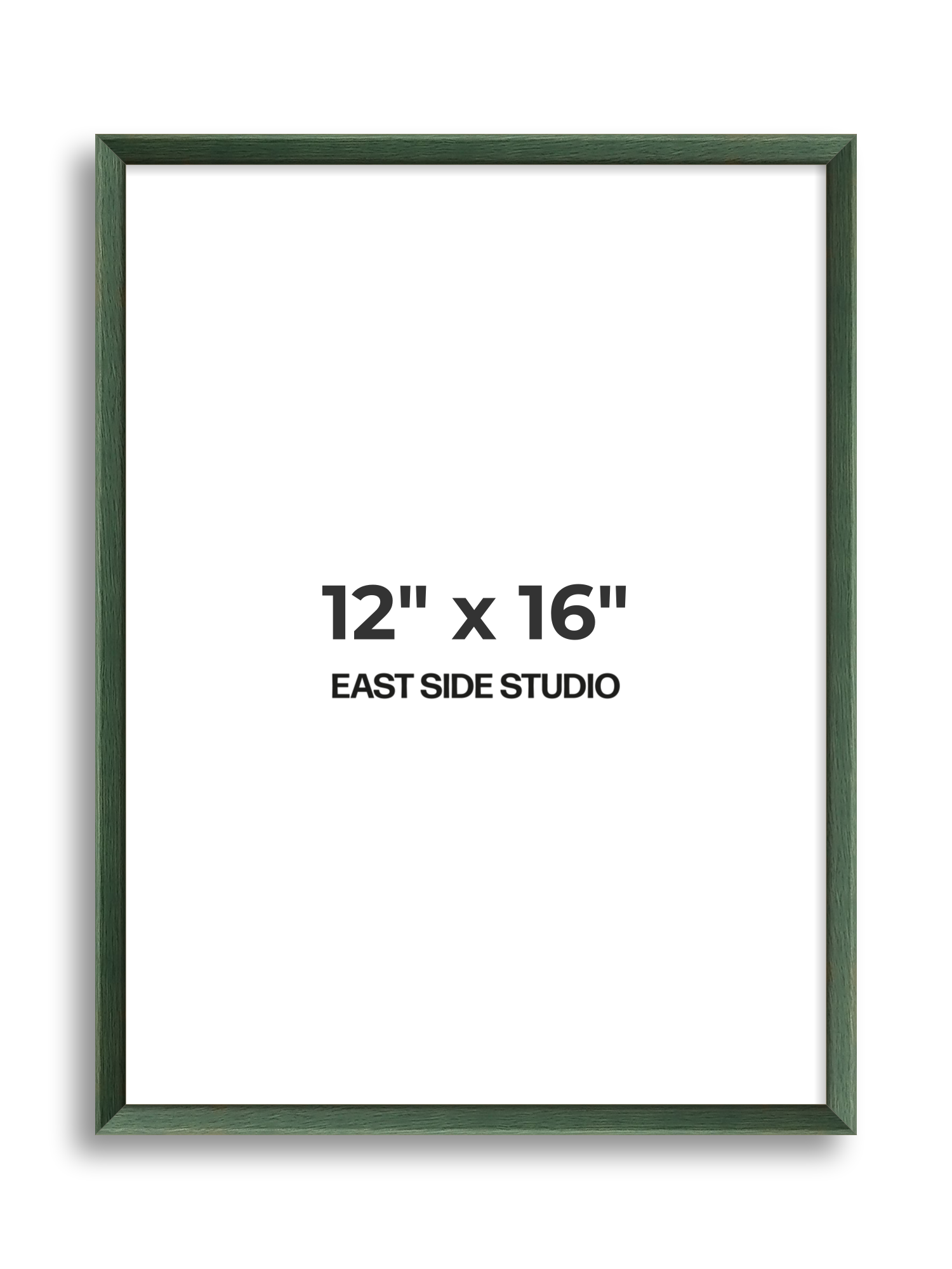 Forest Green Stain 12" x 16" picture frame