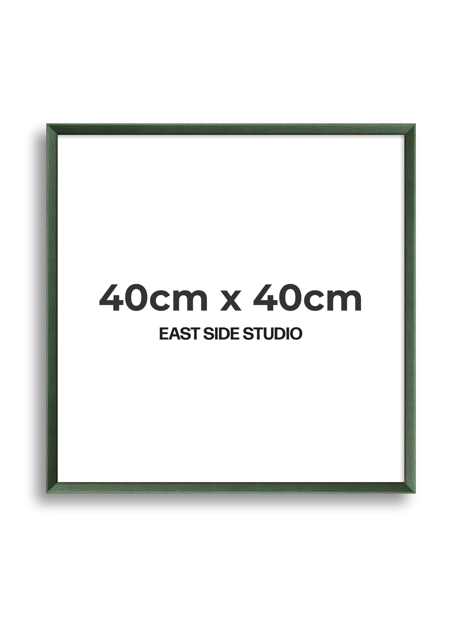 Forest Green Stain 40cm x 40cm picture frame