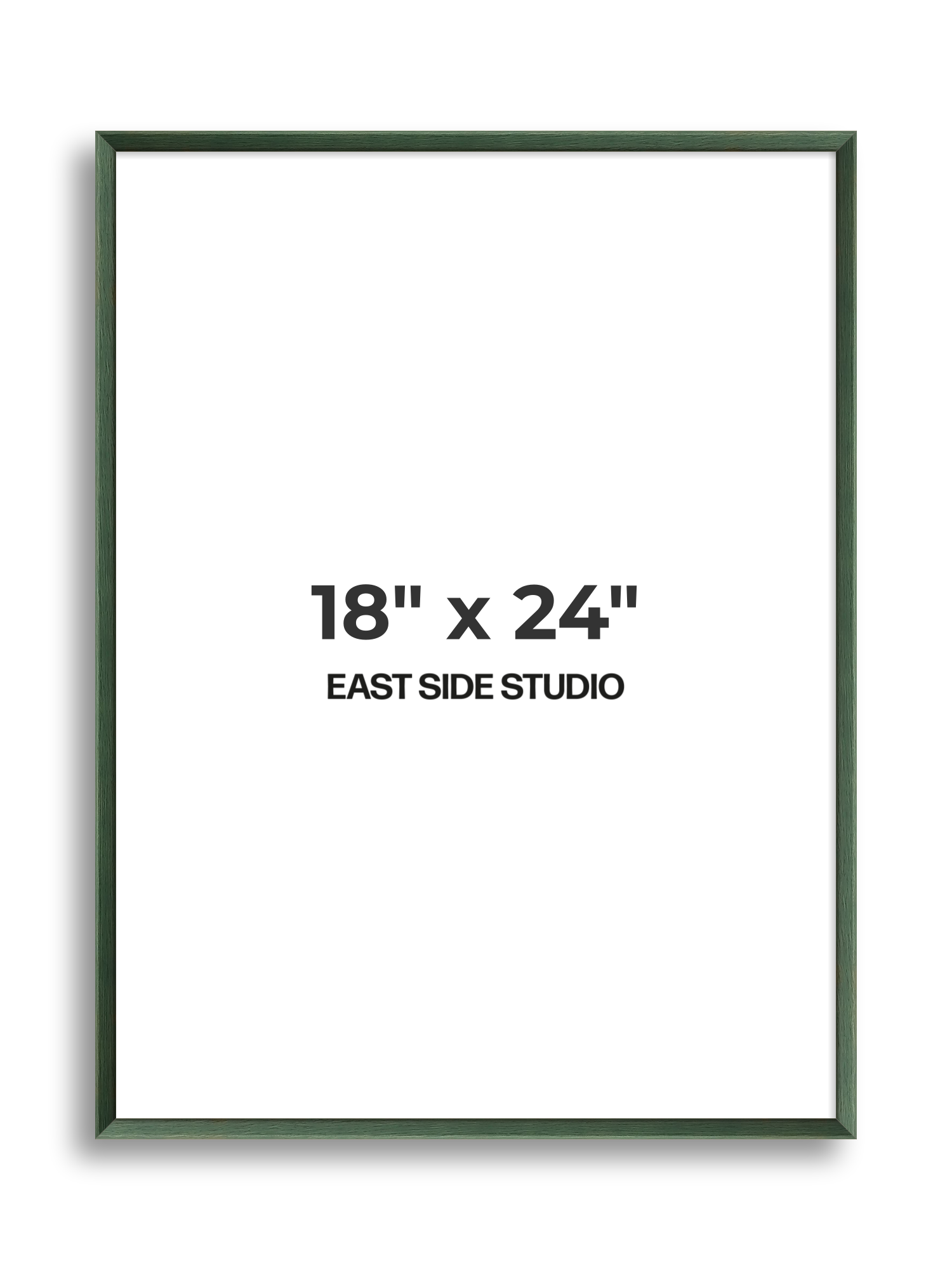 Forest Green Stain 18" x 24" picture frame
