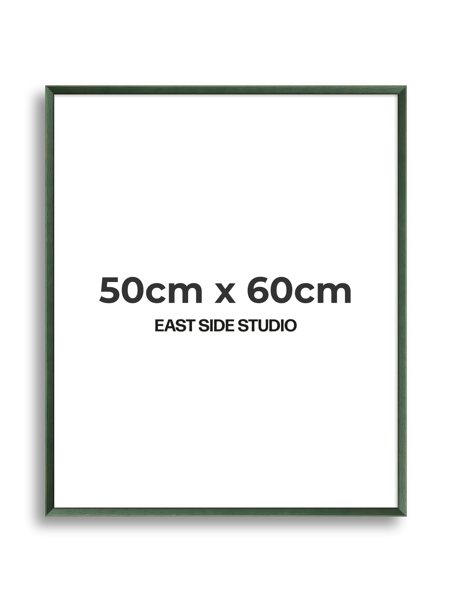 Forest Green Stain 50cm x 60cm picture frame