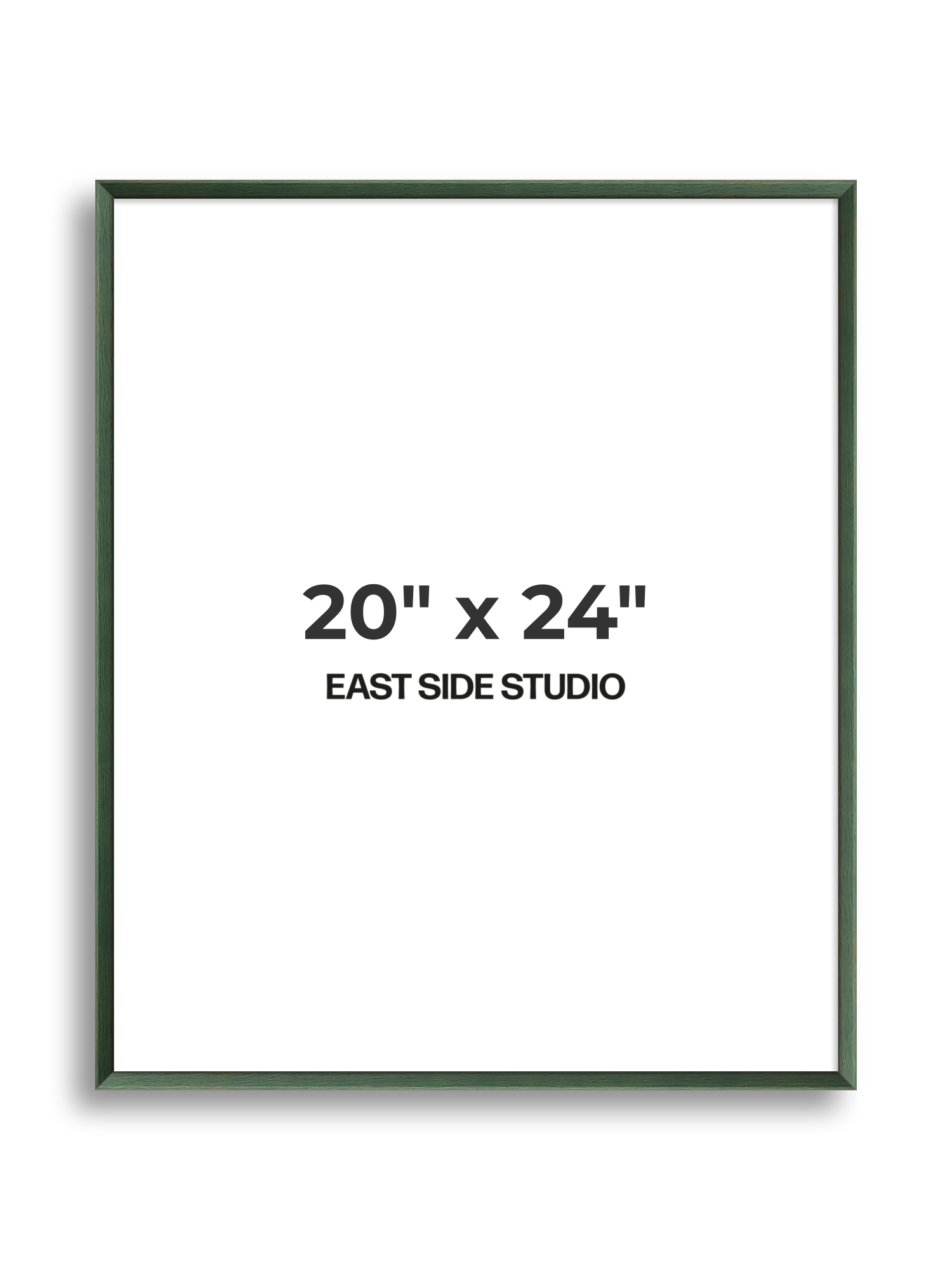 Forest Green Stain 20" x 24" picture frame