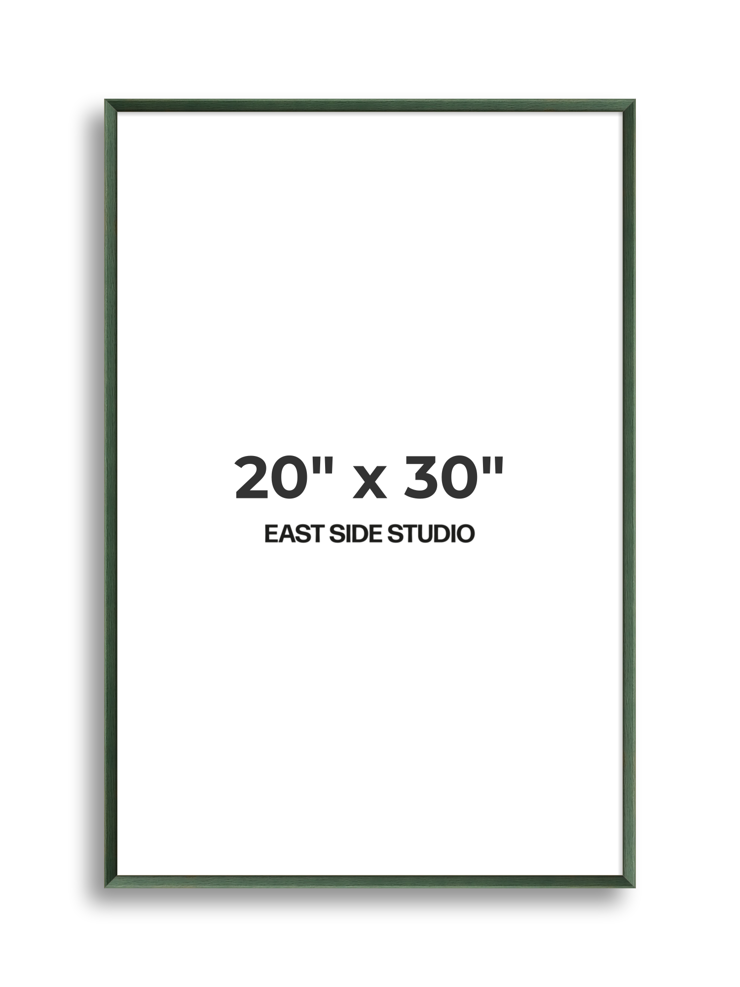Forest Green Stain 20" x 30" picture frame