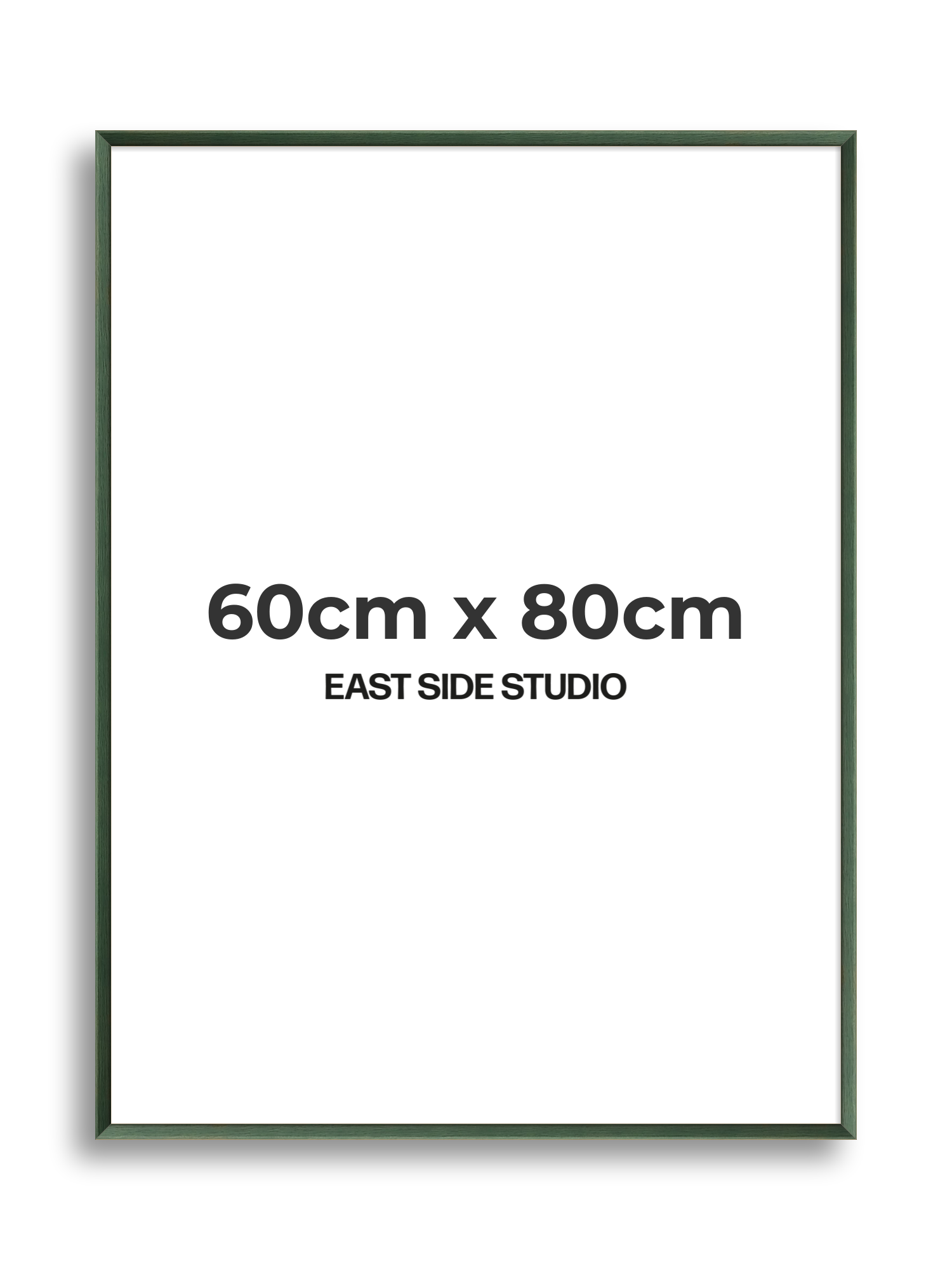 Forest Green Stain 60cm x 80cm picture frame