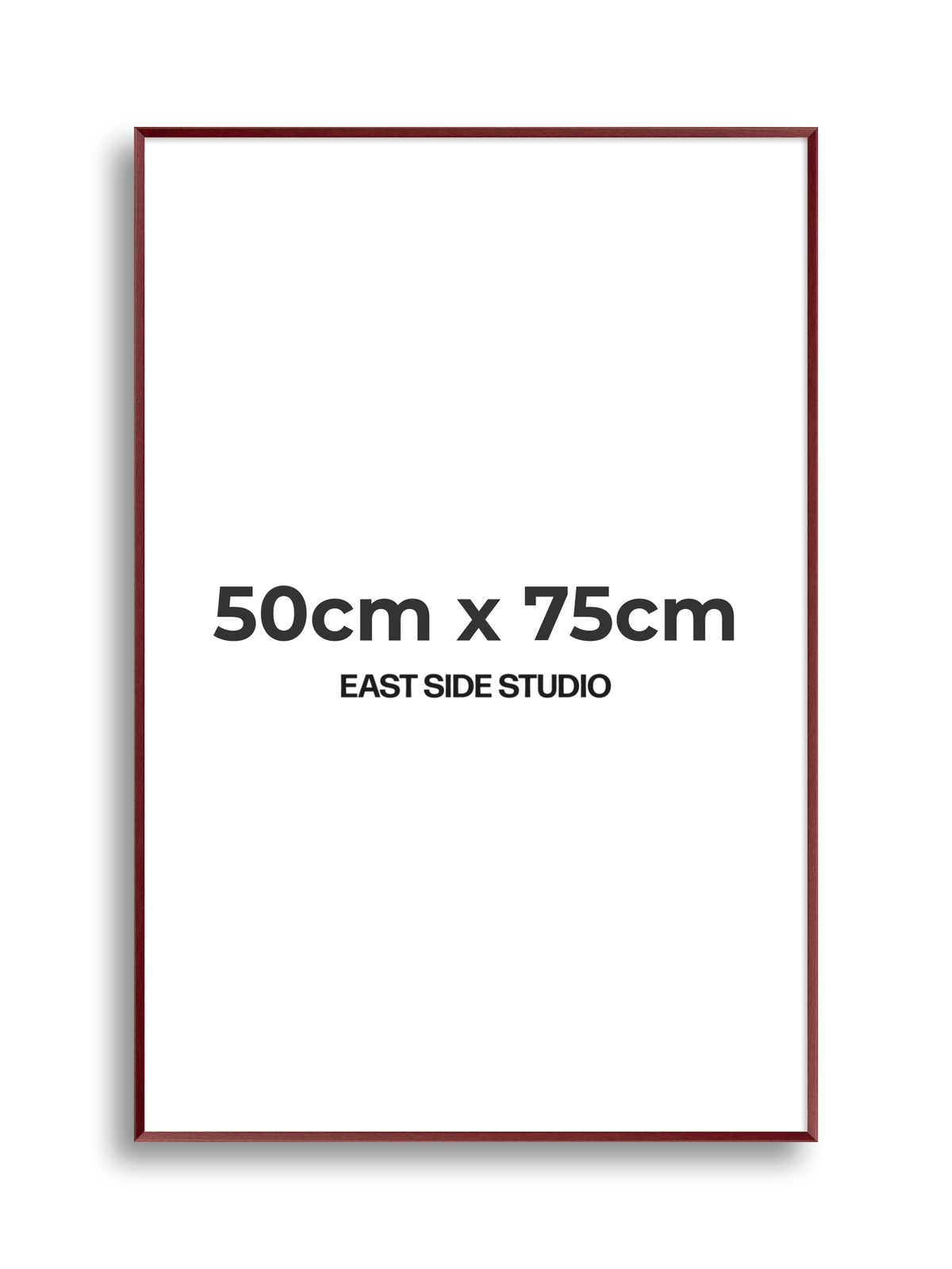 Burgundy 50cm x 75cm picture frame