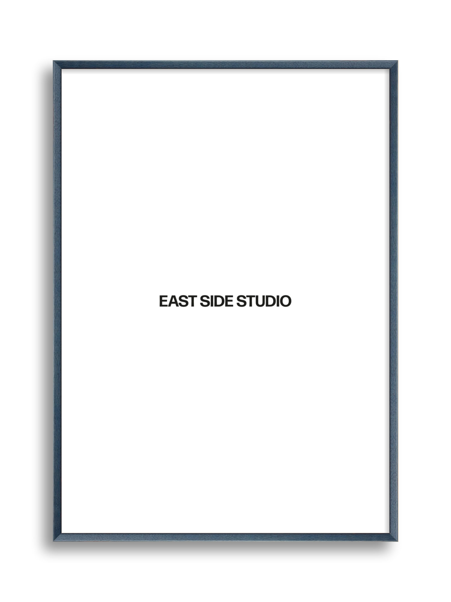 Glacier Blue Stain picture frame