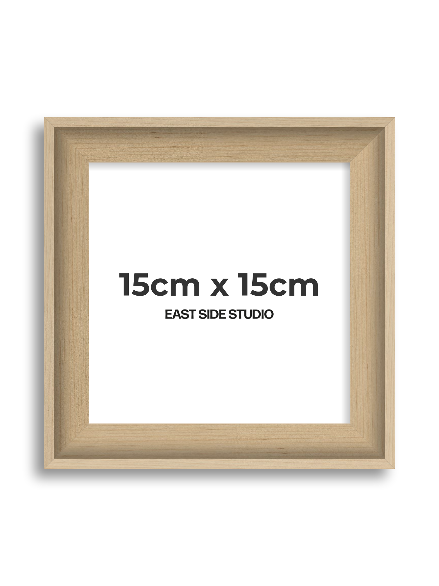 Maple 15cm x 15cm picture frame
