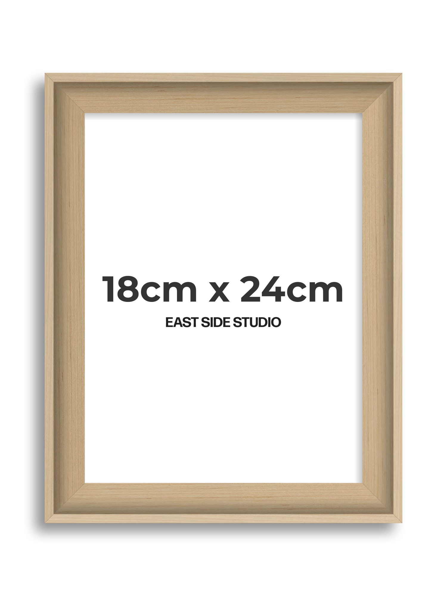 Maple 18cm x 24cm picture frame