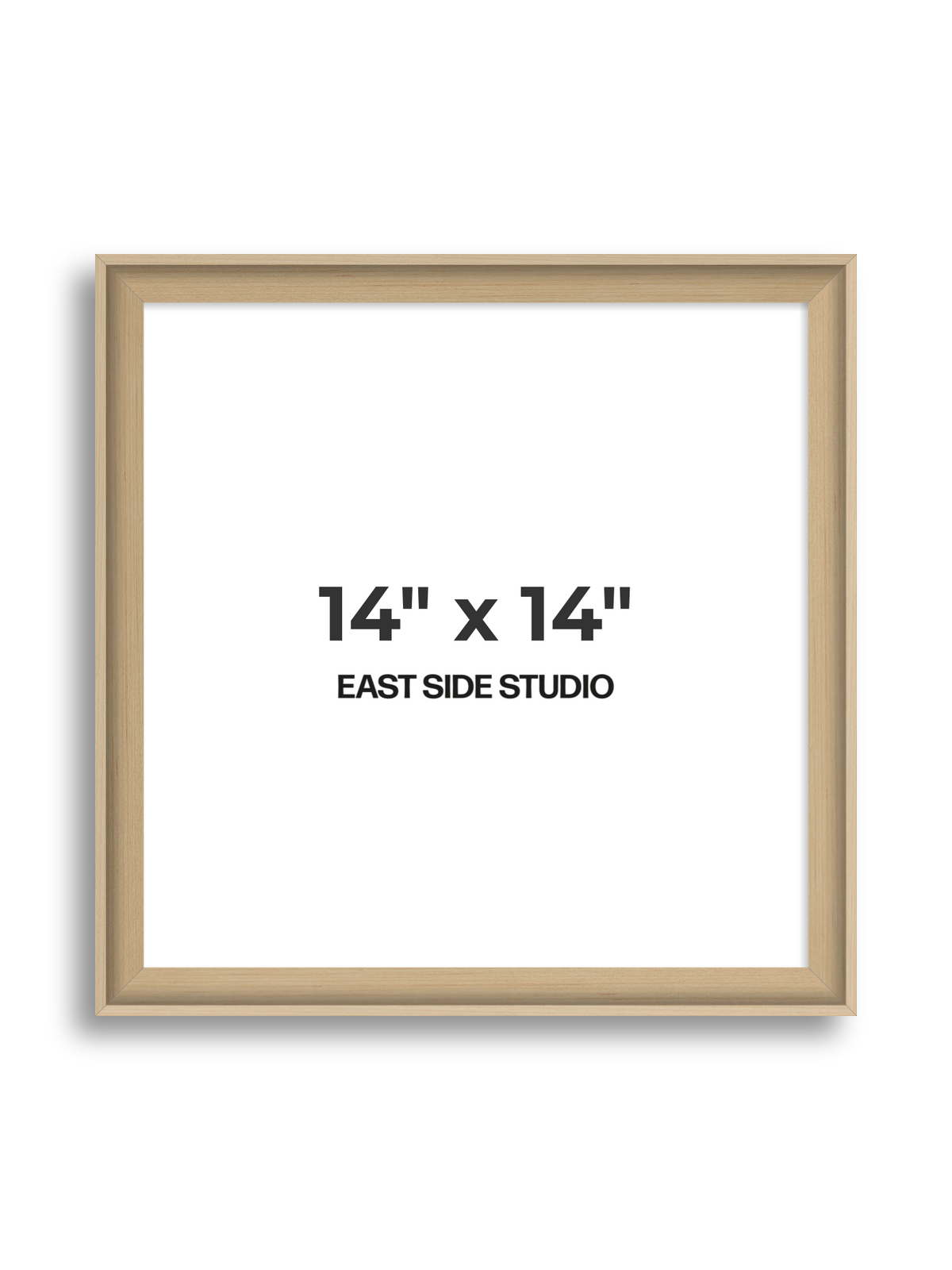 Maple 14" x 14" picture frame