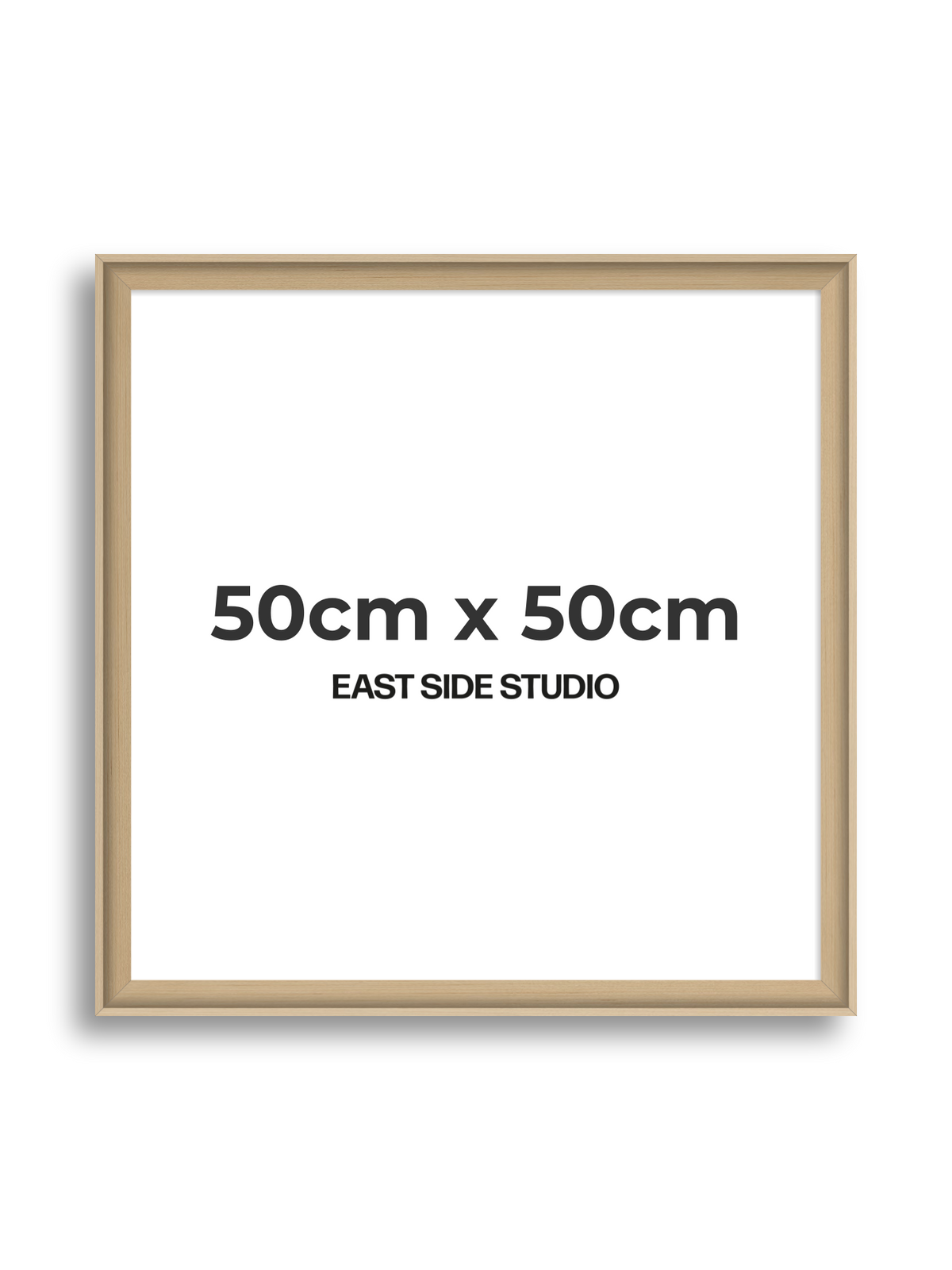 Maple 50cm x 50cm picture frame