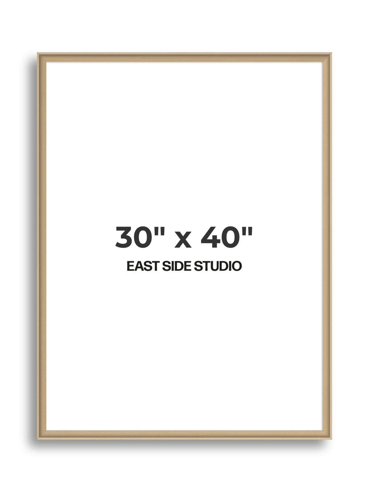 Maple 30" x 40" picture frame
