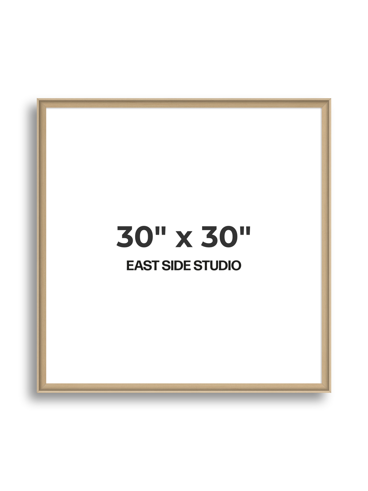 Maple 30" x 30" picture frame