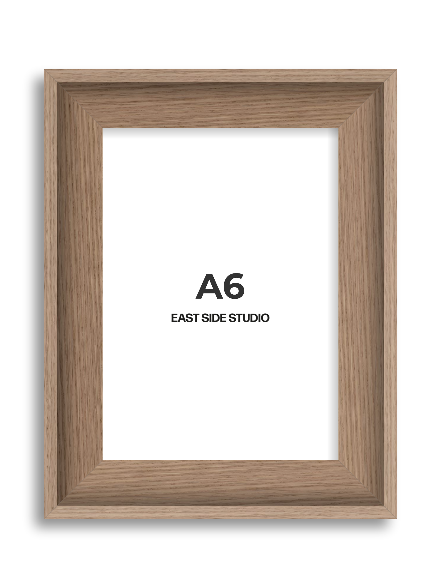 Oak A6 picture frame