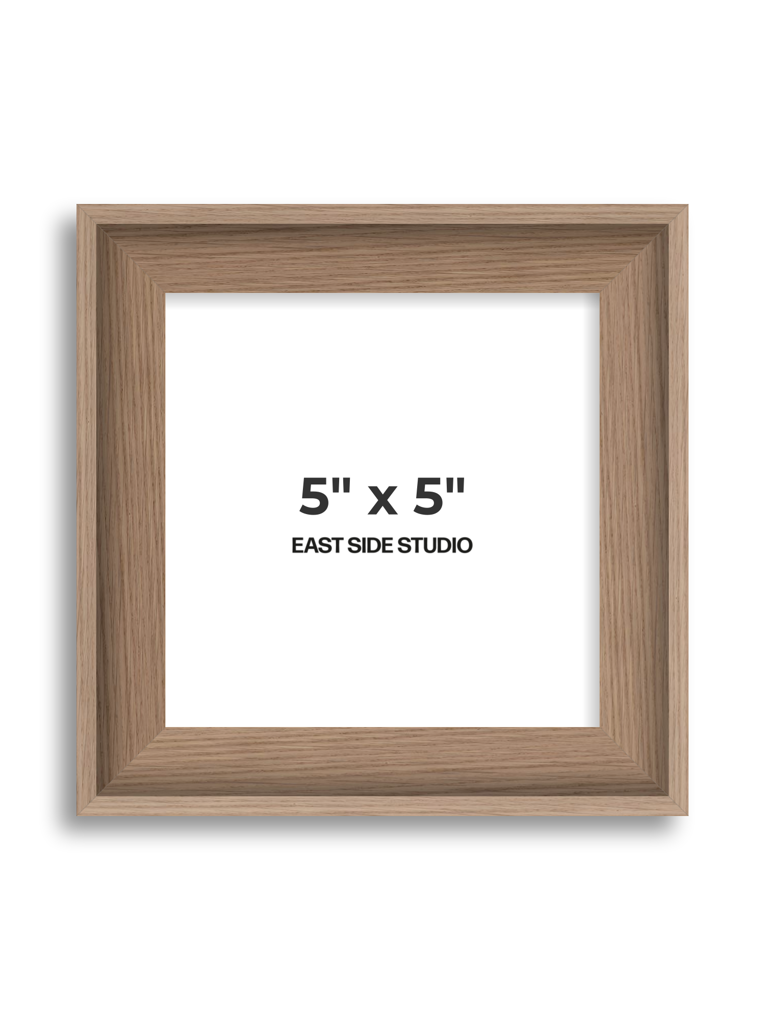 Oak 5" x 5" picture frame