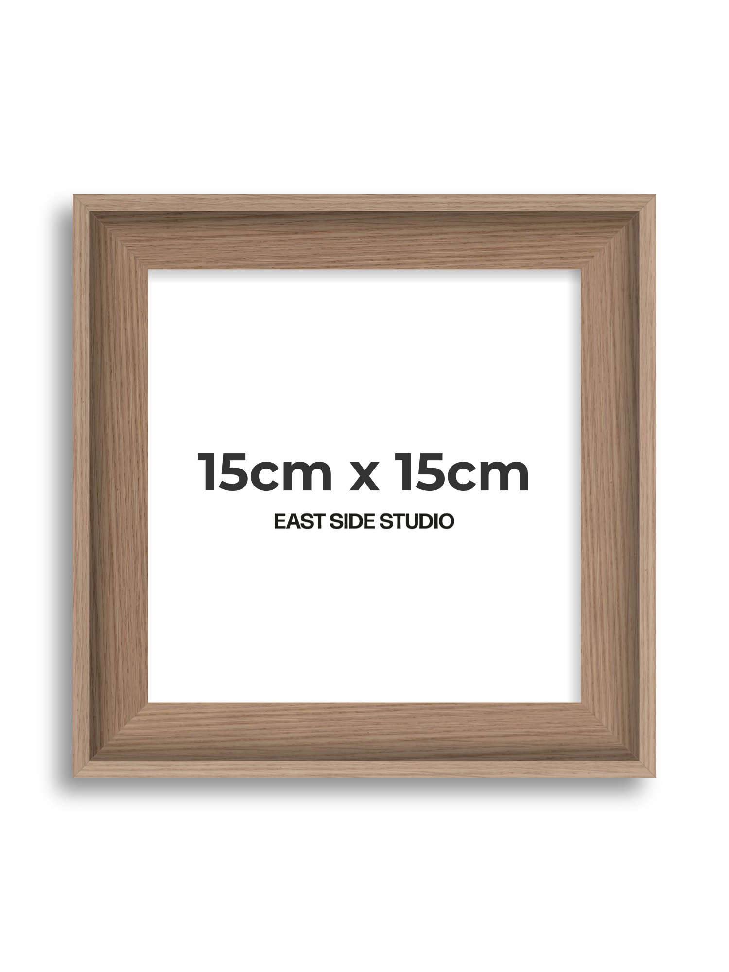 Oak 15cm x 15cm picture frame