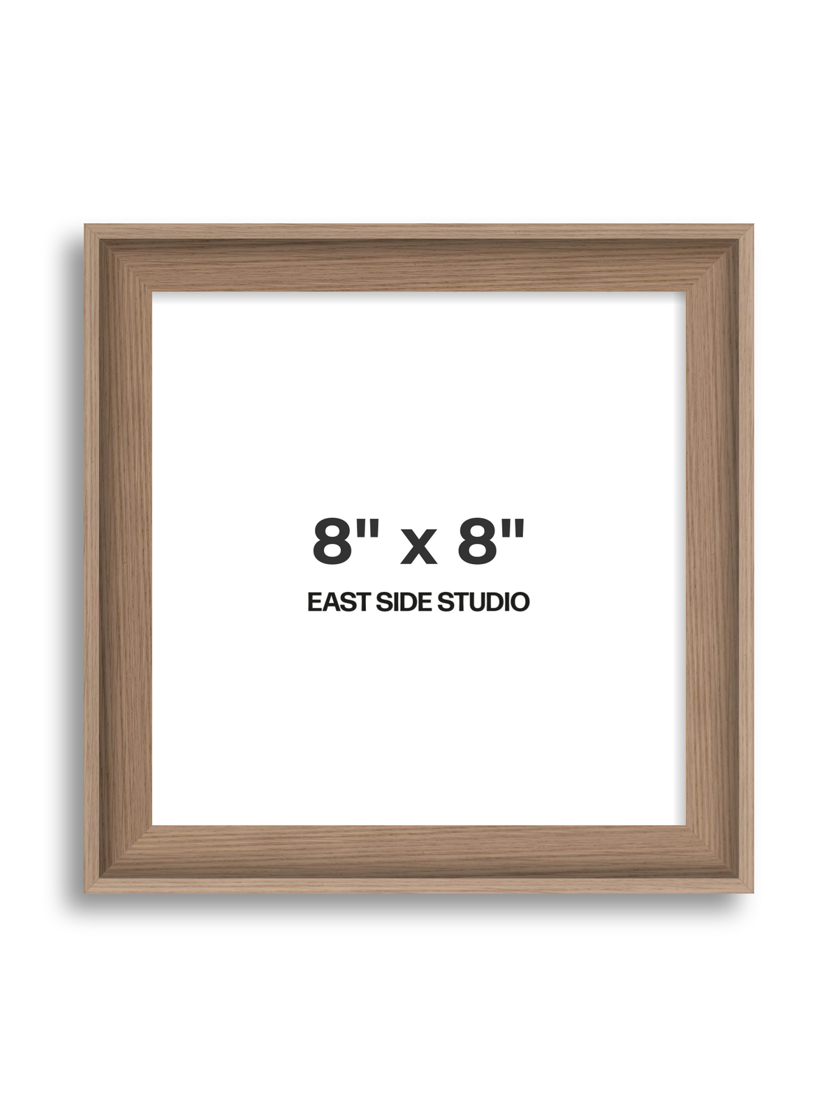 Oak 8" x 8" picture frame