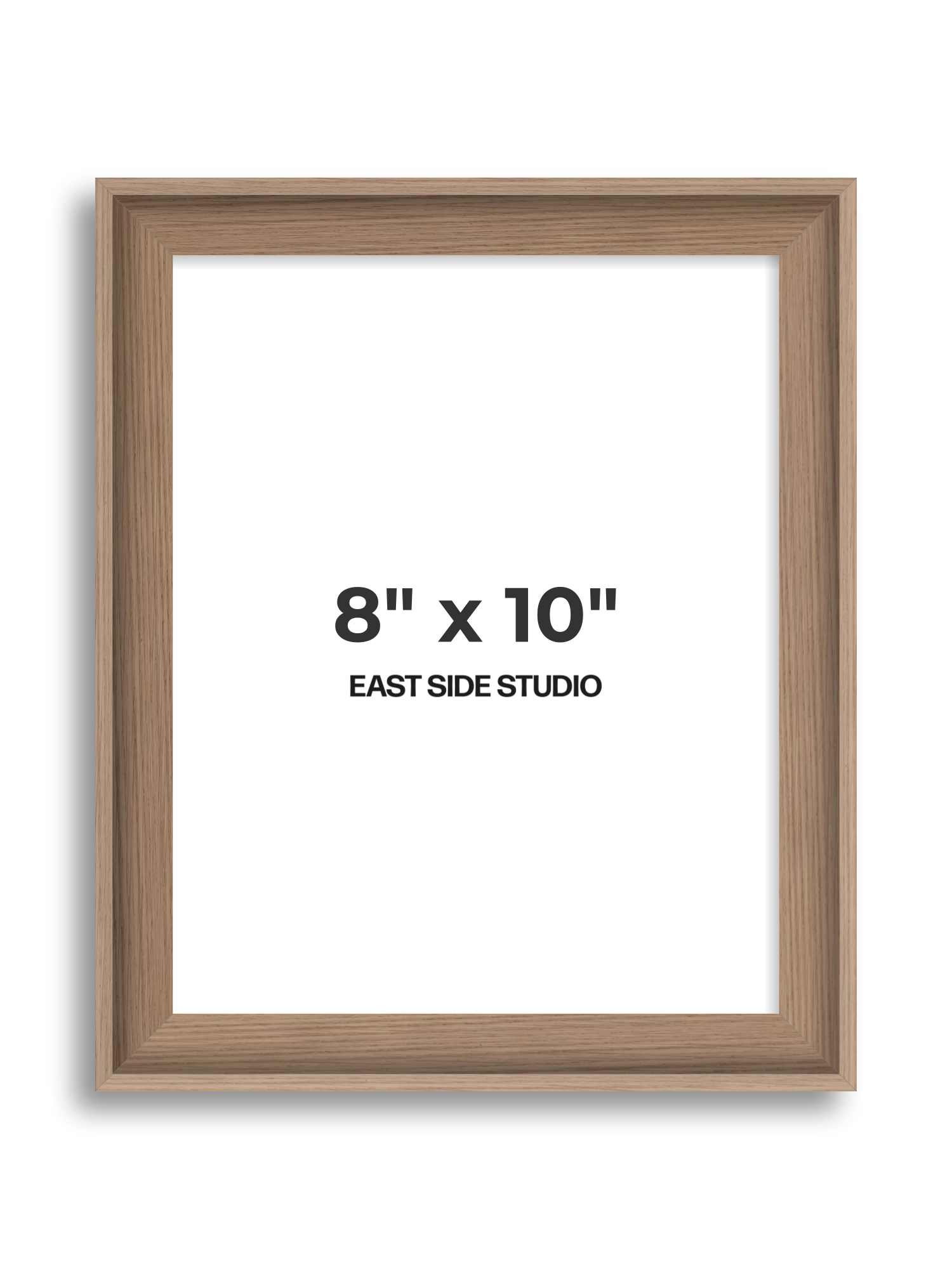 Oak 8" x 10" picture frame