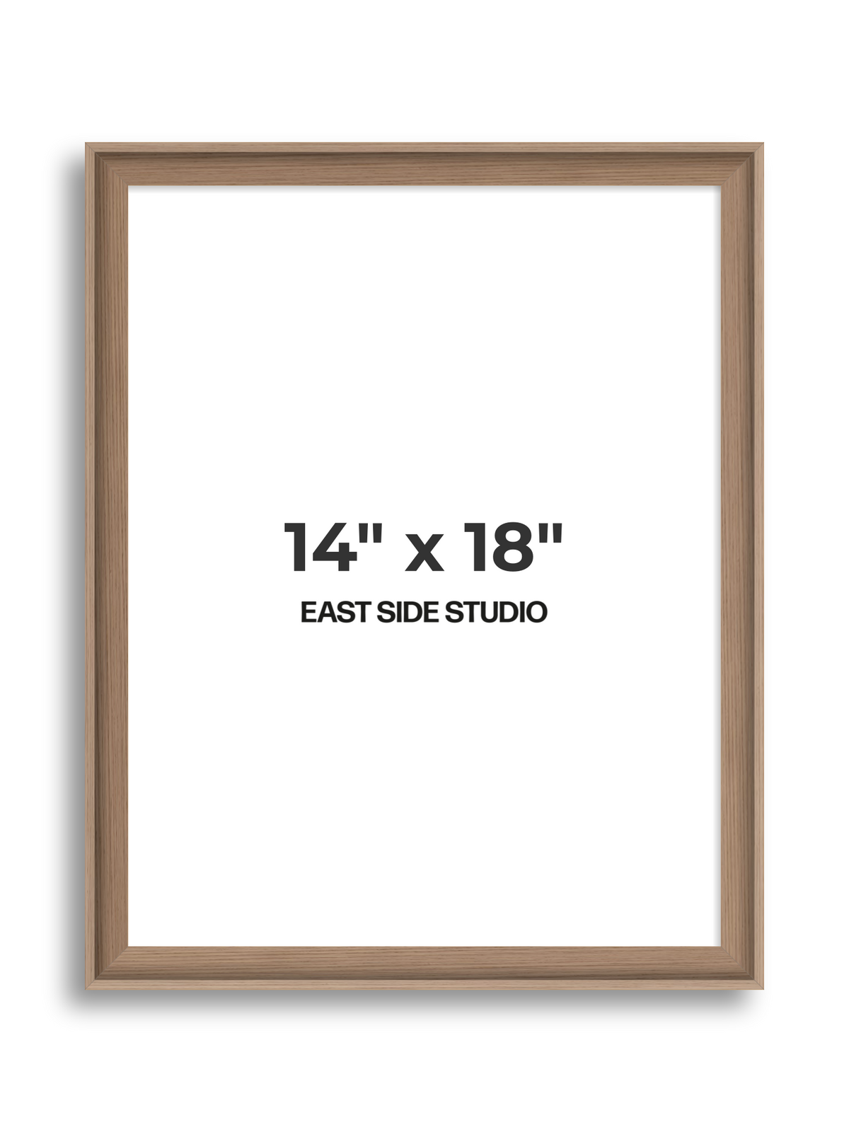 Oak 14" x 18" picture frame