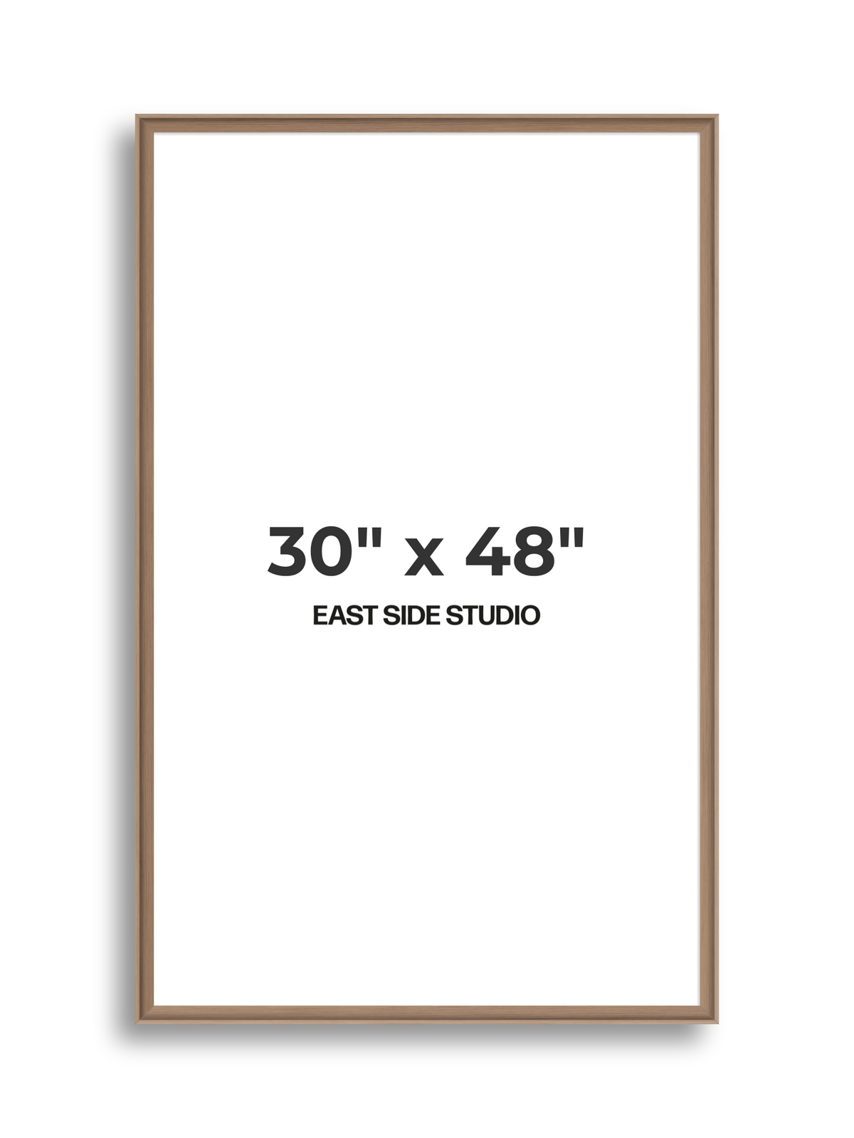 Oak 30" x 48" picture frame