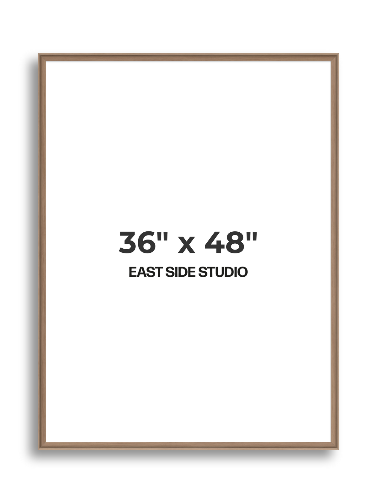 Oak 36" x 48" picture frame