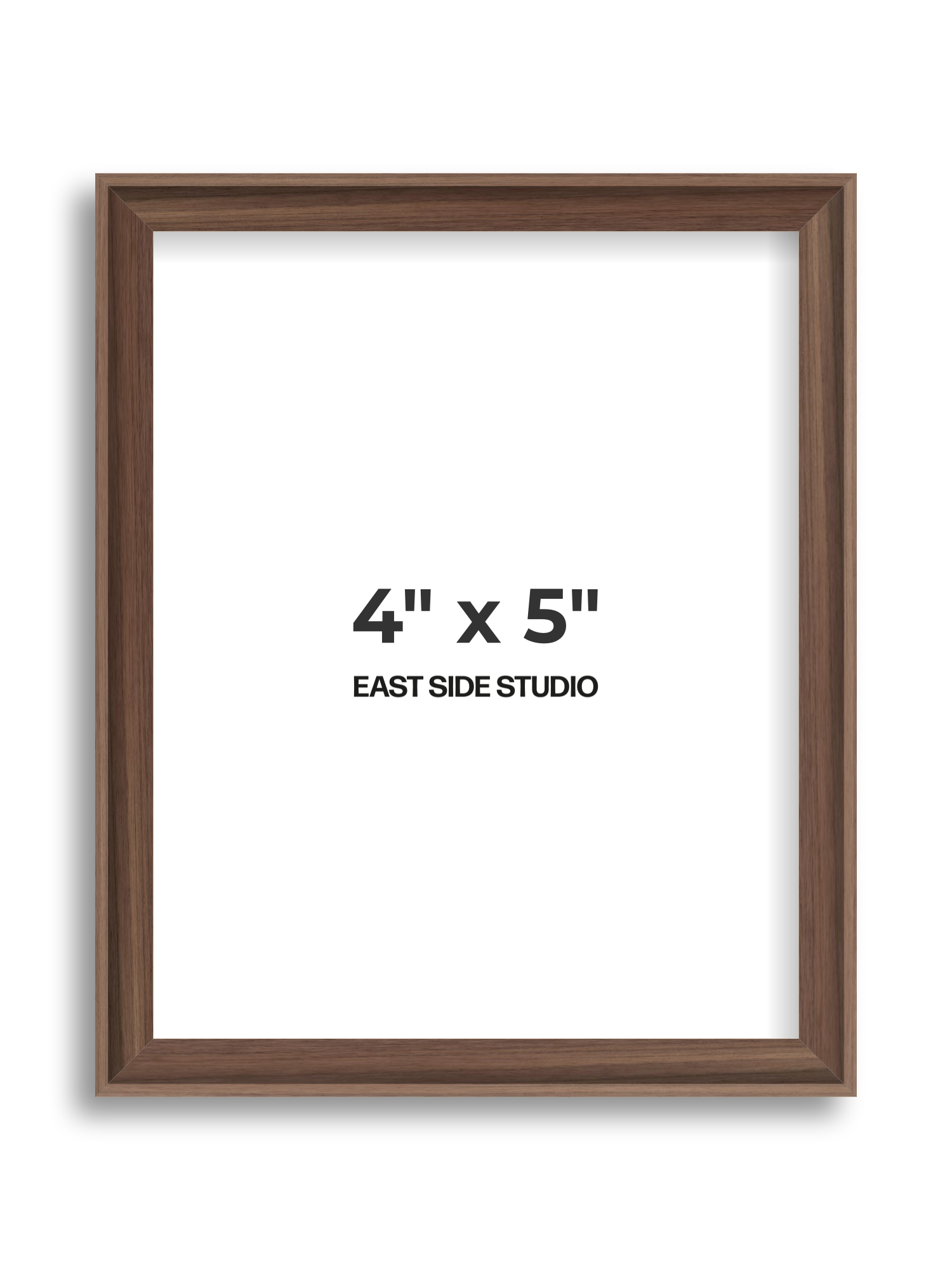 Walnut 4" x 5" picture frame
