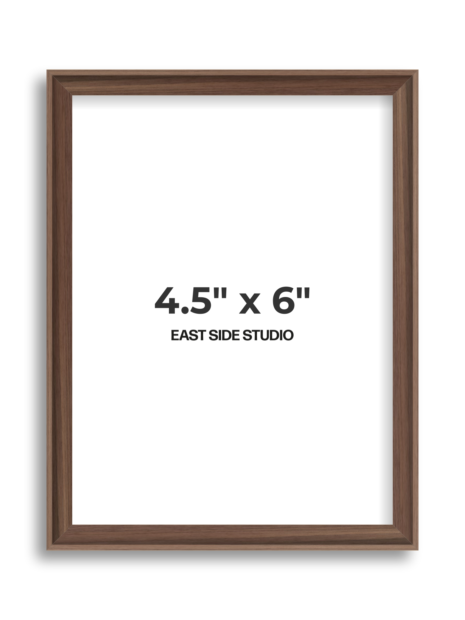 Walnut 4.5" x 6" picture frame