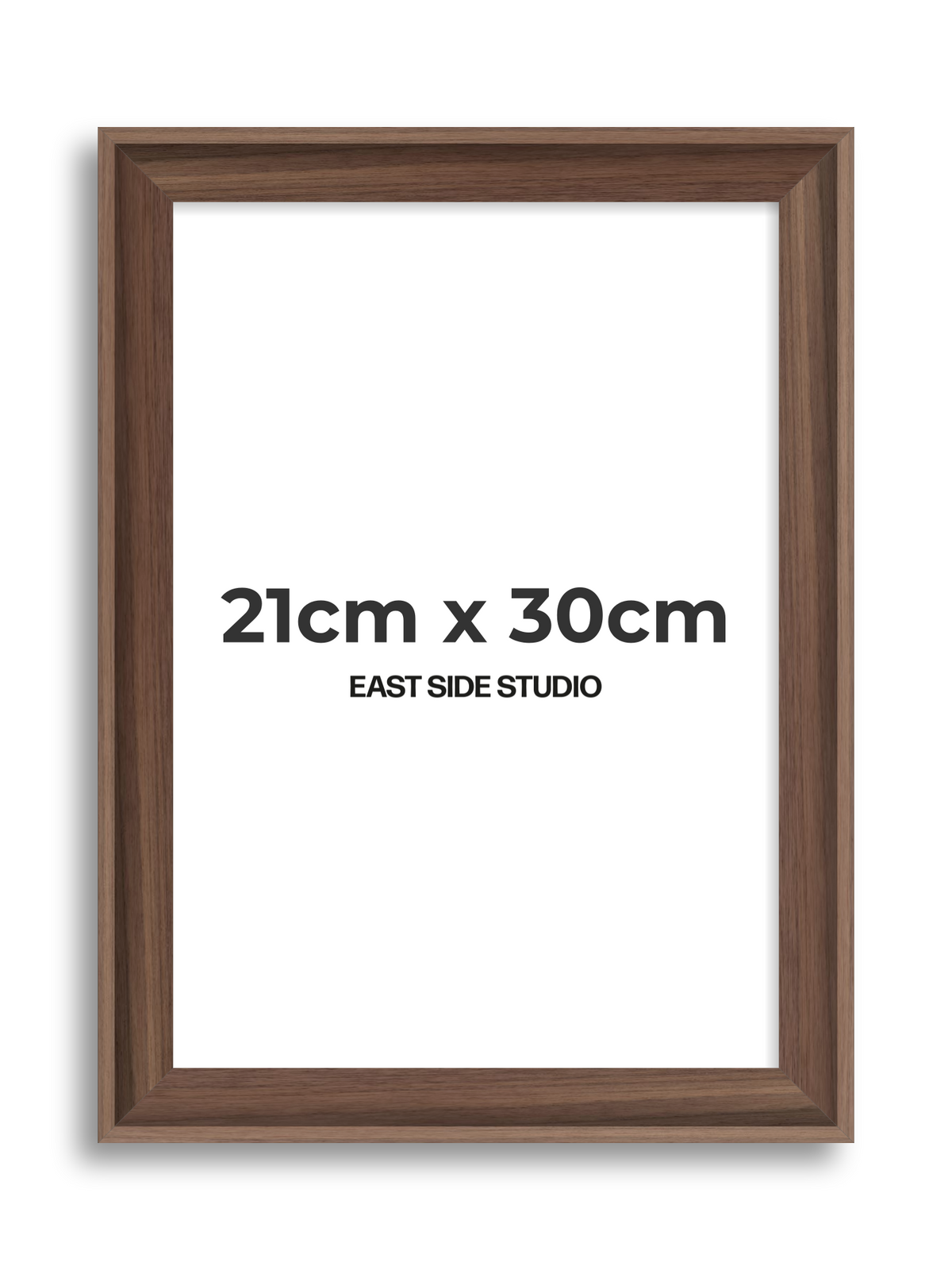 Walnut 21cm x 30cm picture frame