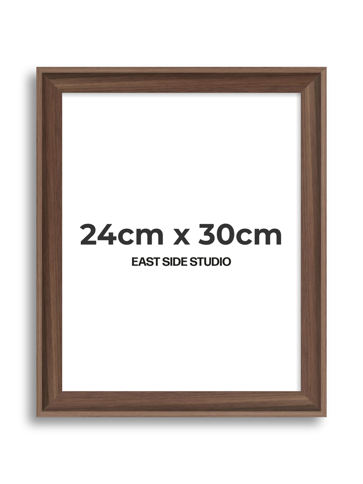 Walnut 24cm x 30cm picture frame