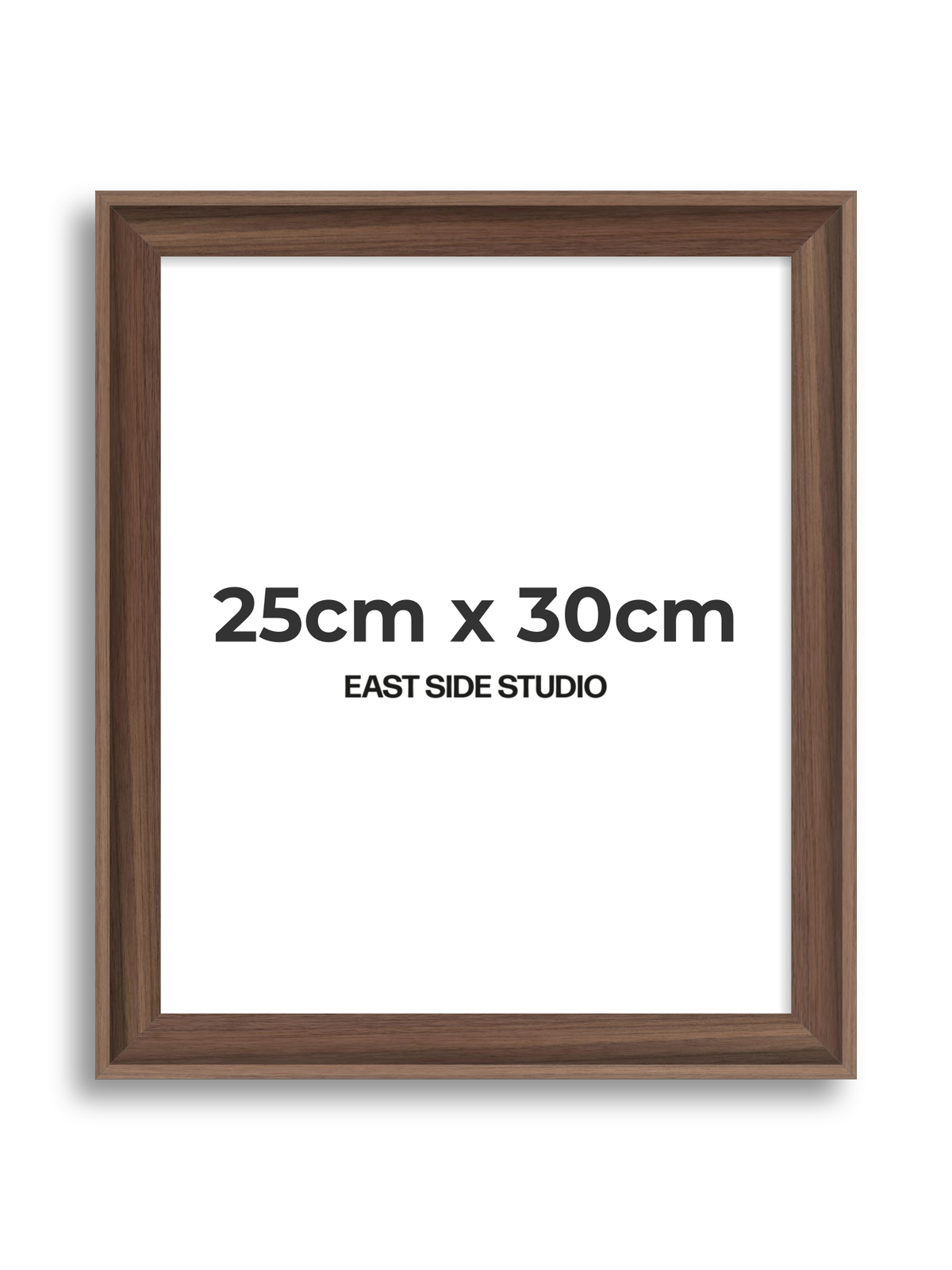 Walnut 25cm x 30cm picture frame