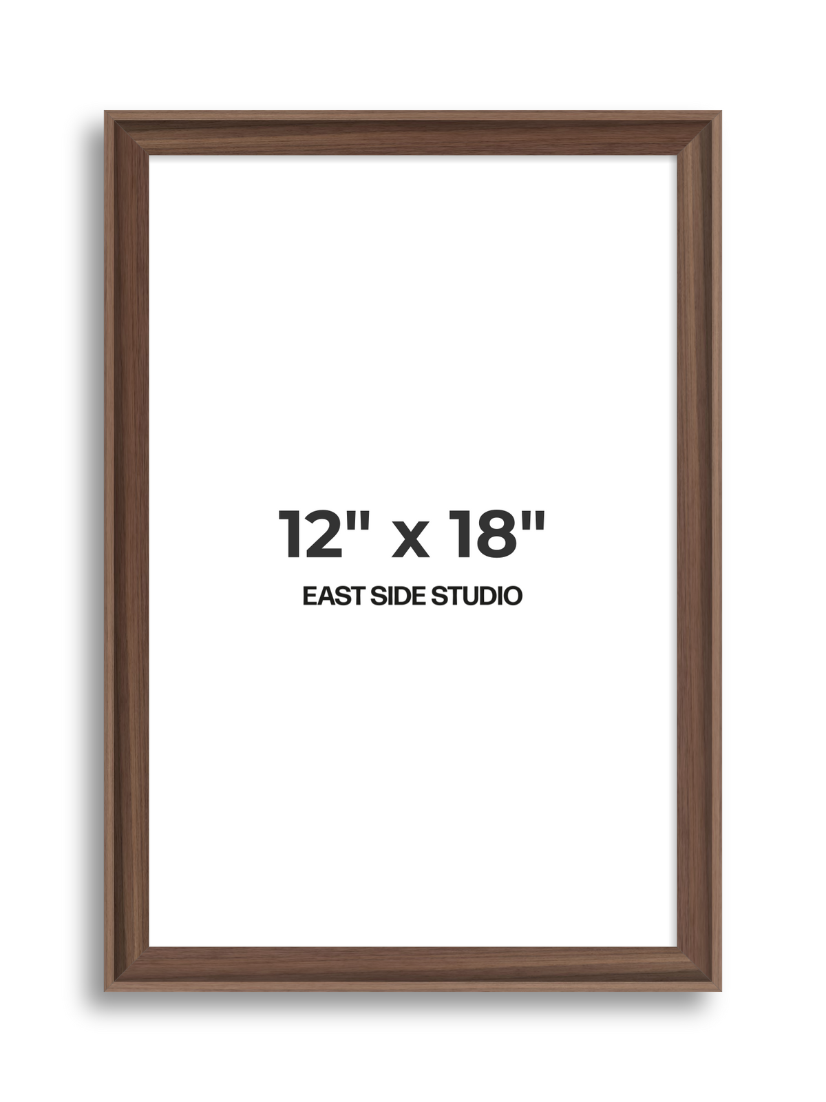 Walnut 12" x 18" picture frame