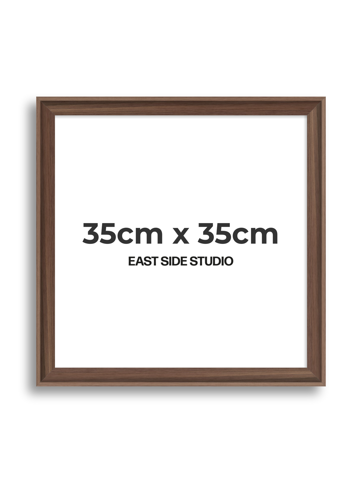 Walnut 35cm x 35cm picture frame