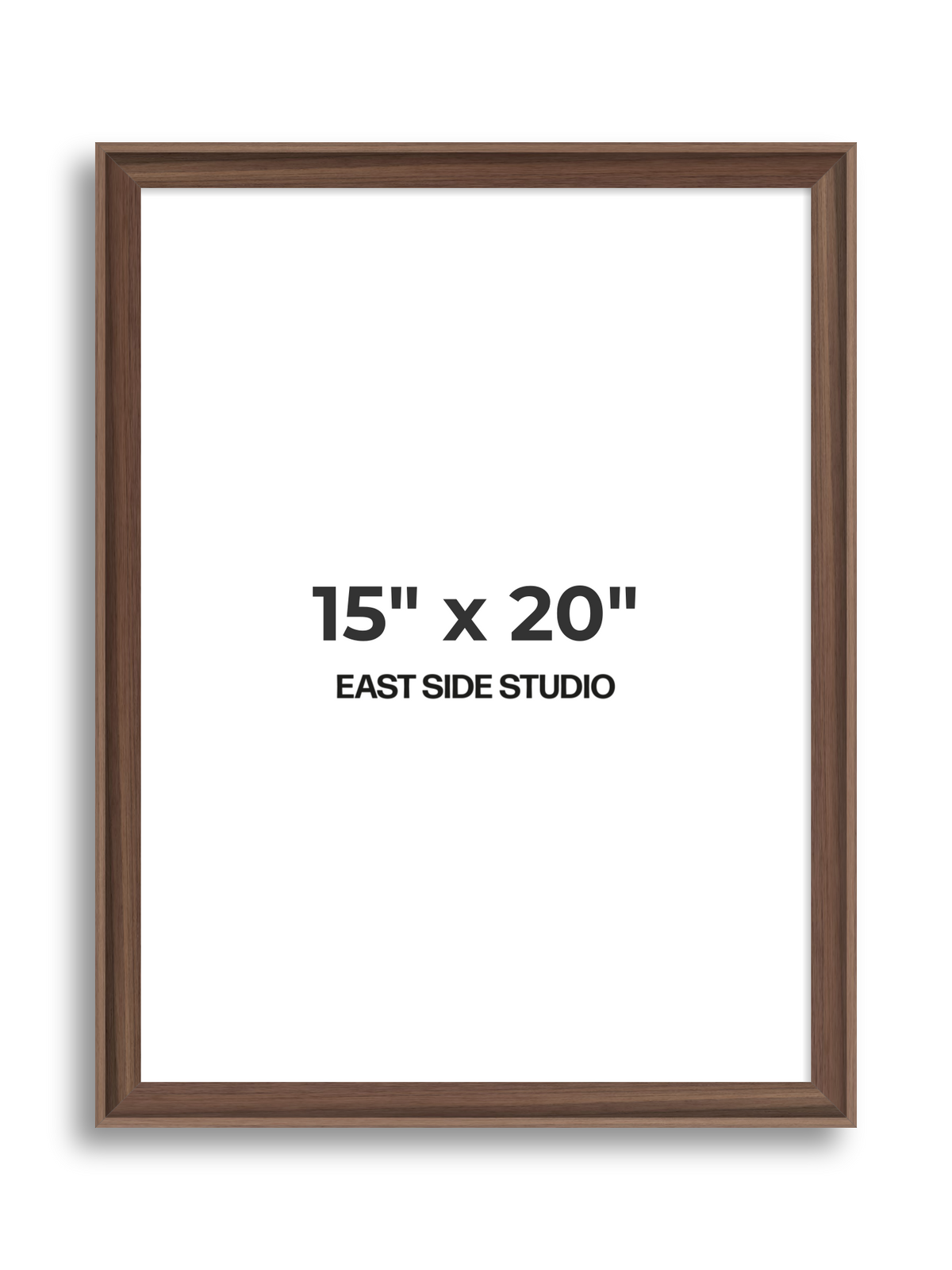 Walnut 15" x 20" picture frame