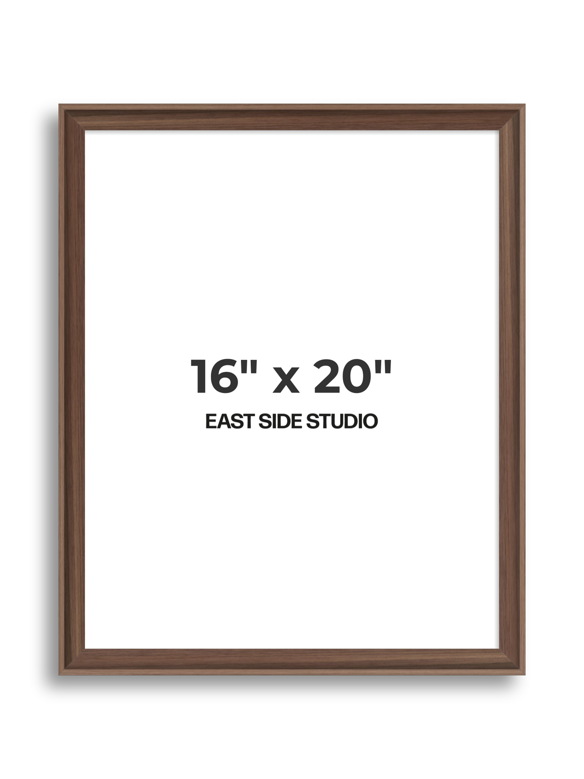 Walnut 16" x 20" picture frame