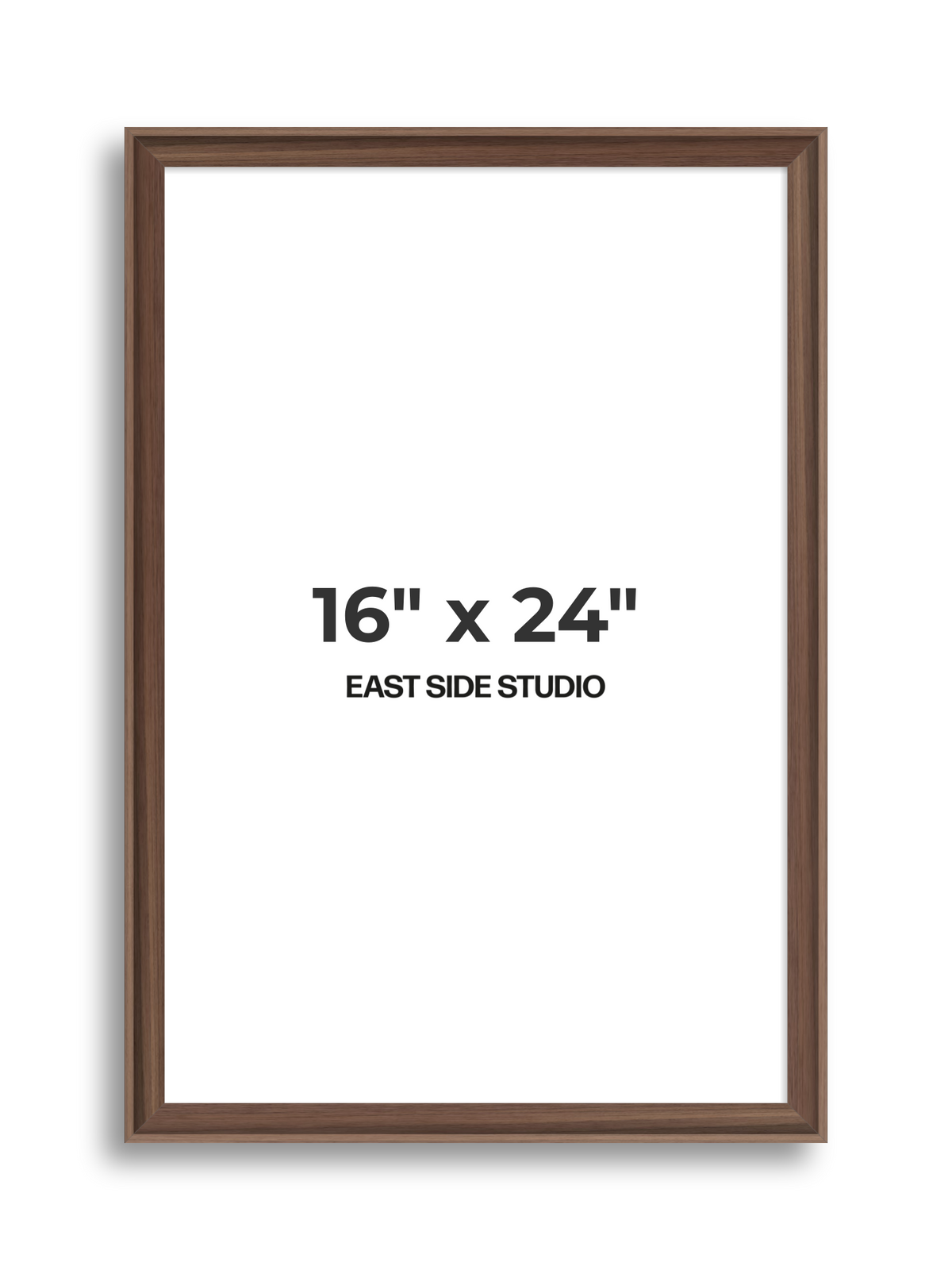 Walnut 16" x 24" picture frame