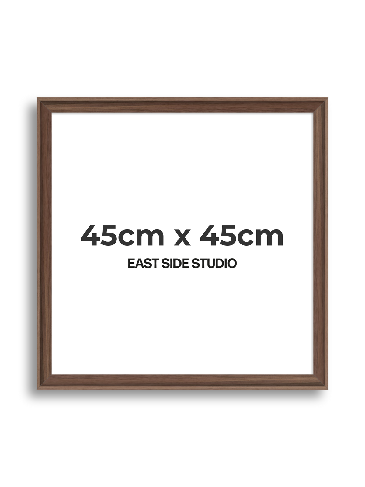 Walnut 45cm x 45cm picture frame