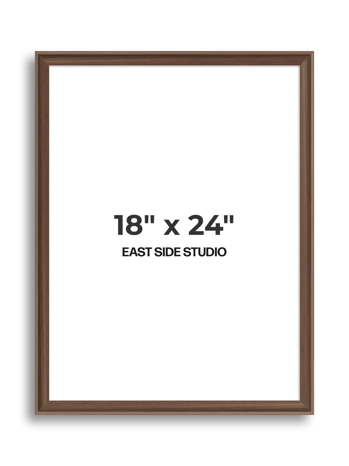 Walnut 18" x 24" picture frame
