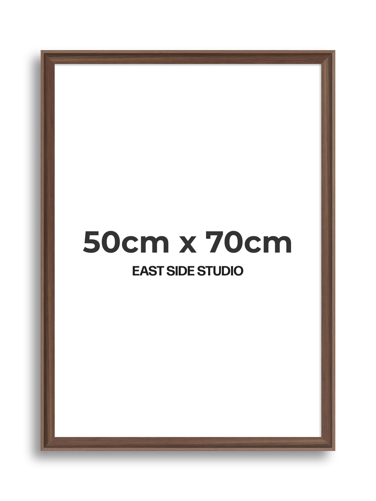 Walnut 50cm x 70cm picture frame