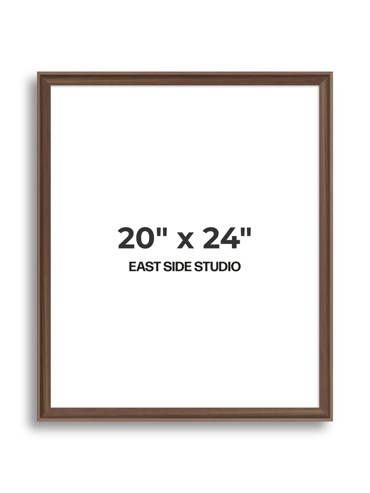 Walnut 20" x 24" picture frame