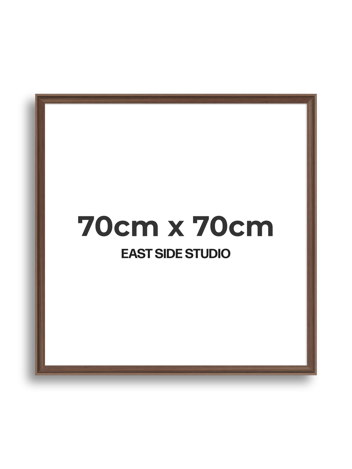 Walnut 70cm x 70cm picture frame