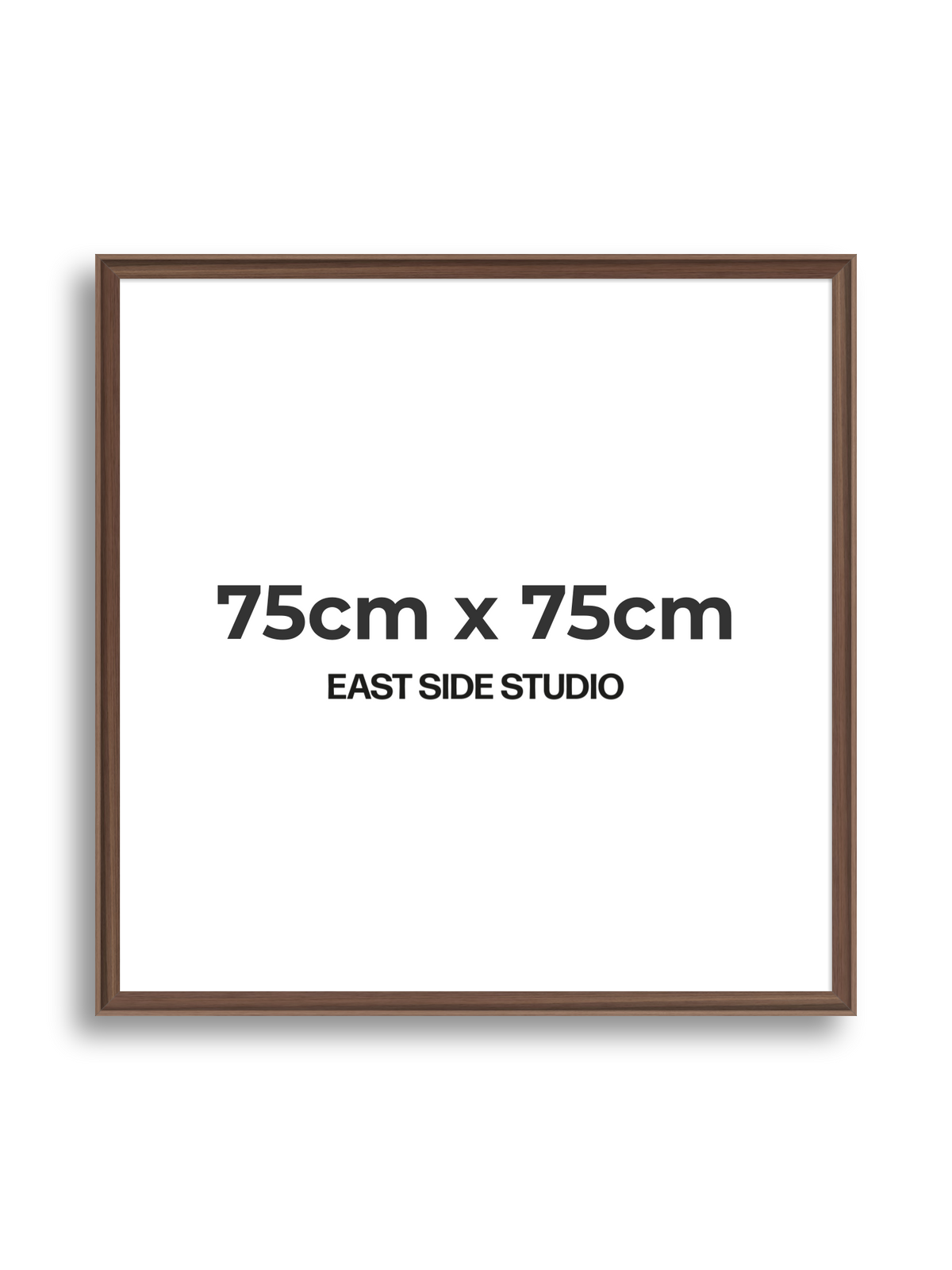 Walnut 75cm x 75cm picture frame