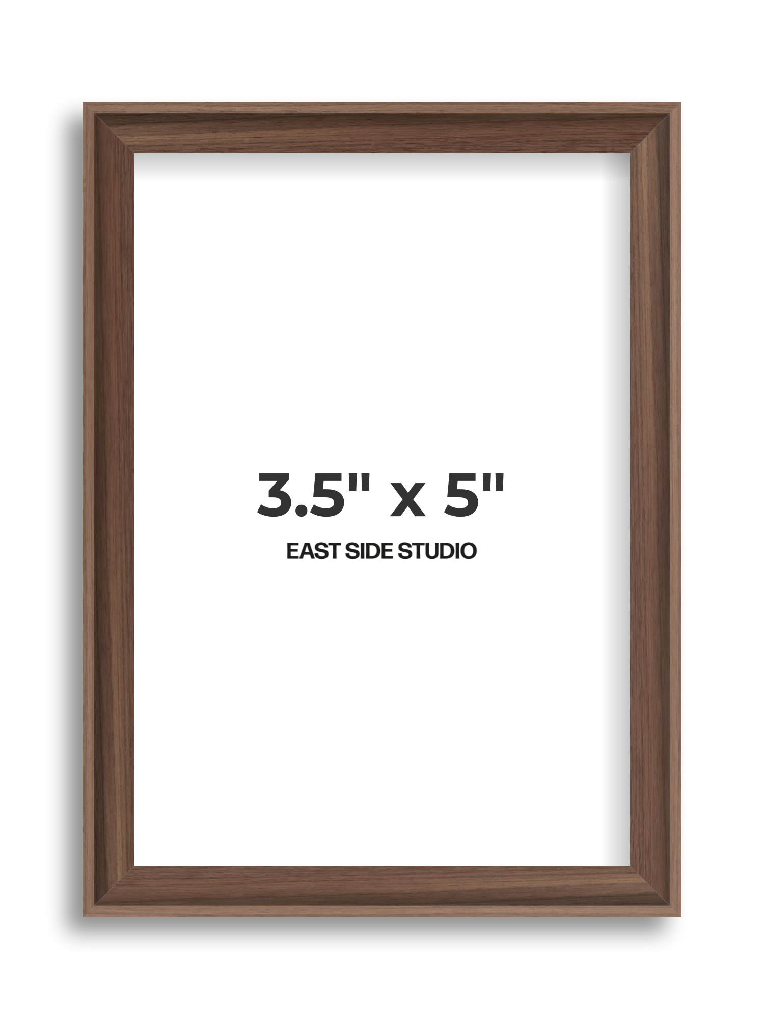 Walnut 3.5" x 5" picture frame