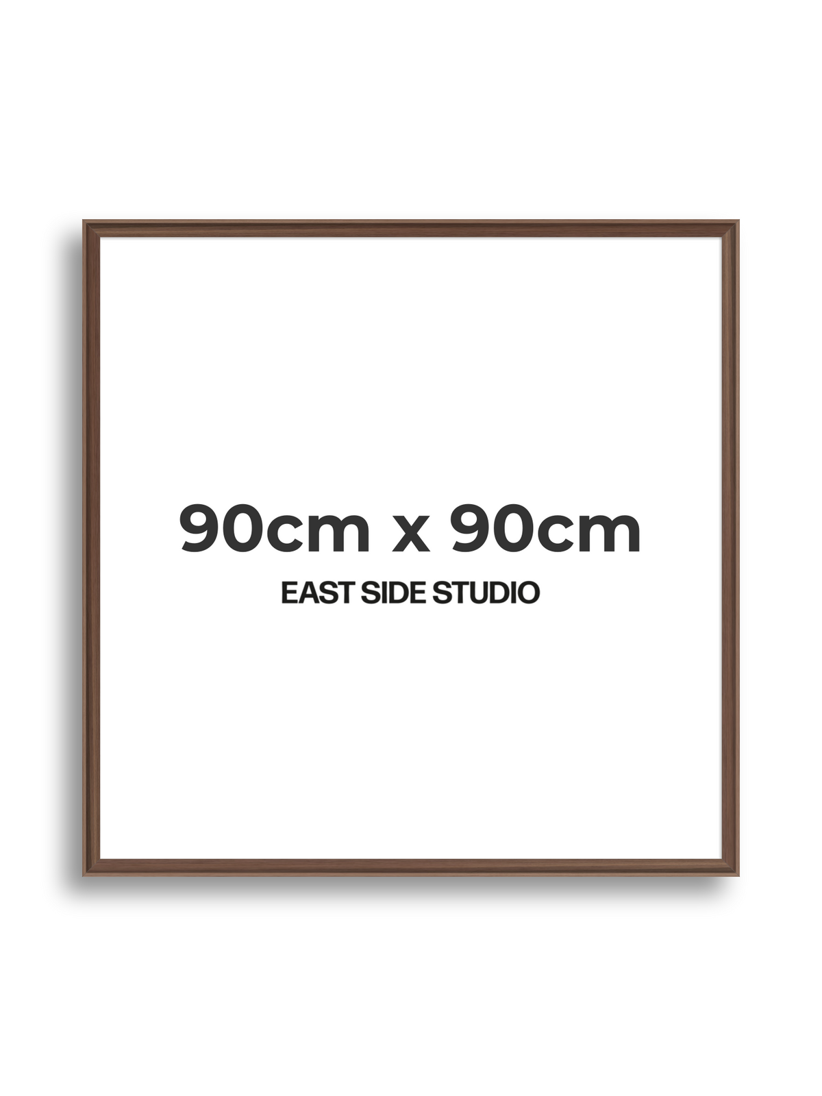 Walnut 90cm x 90cm picture frame