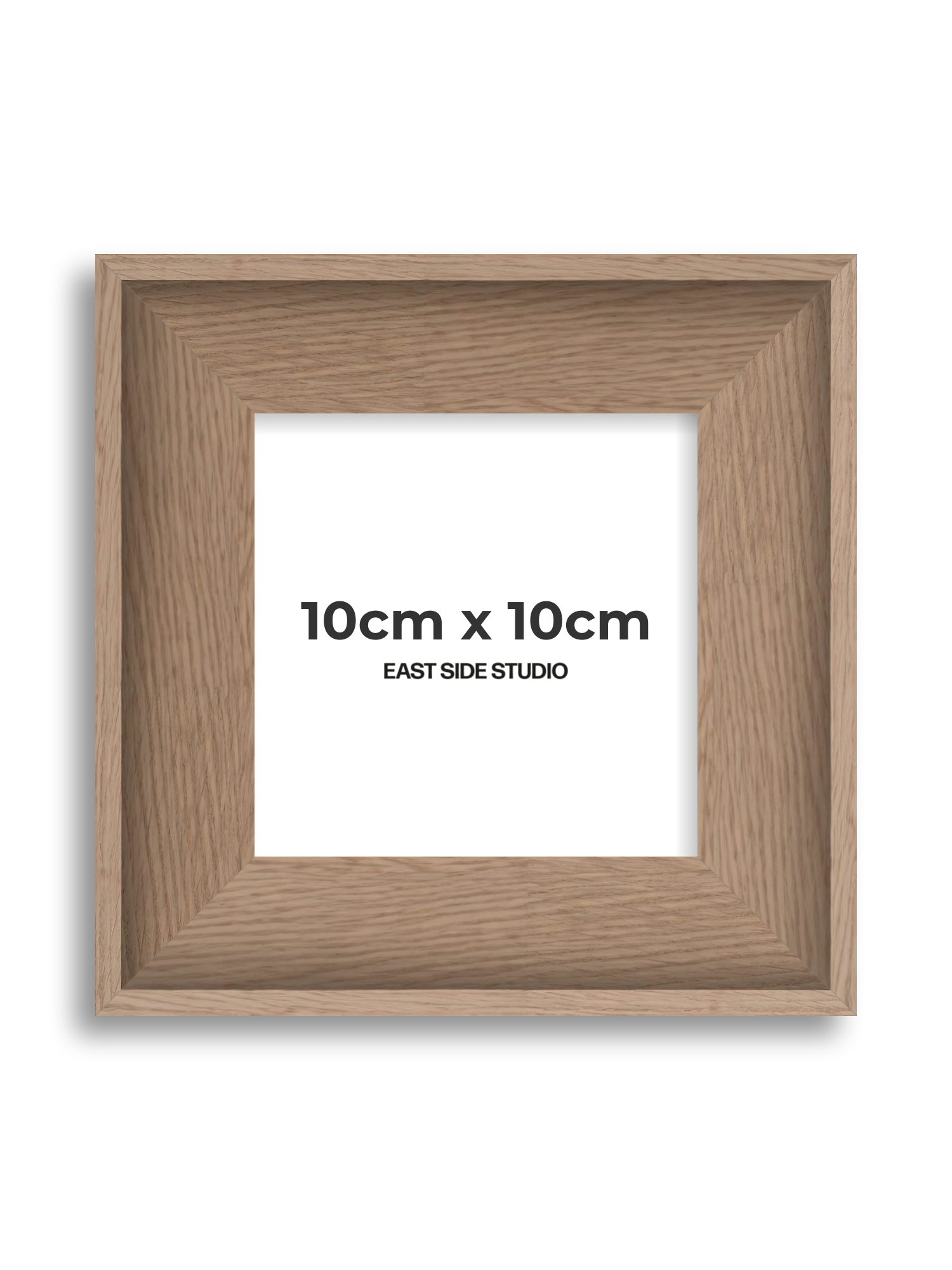 Oak 10cm x 10cm picture frame