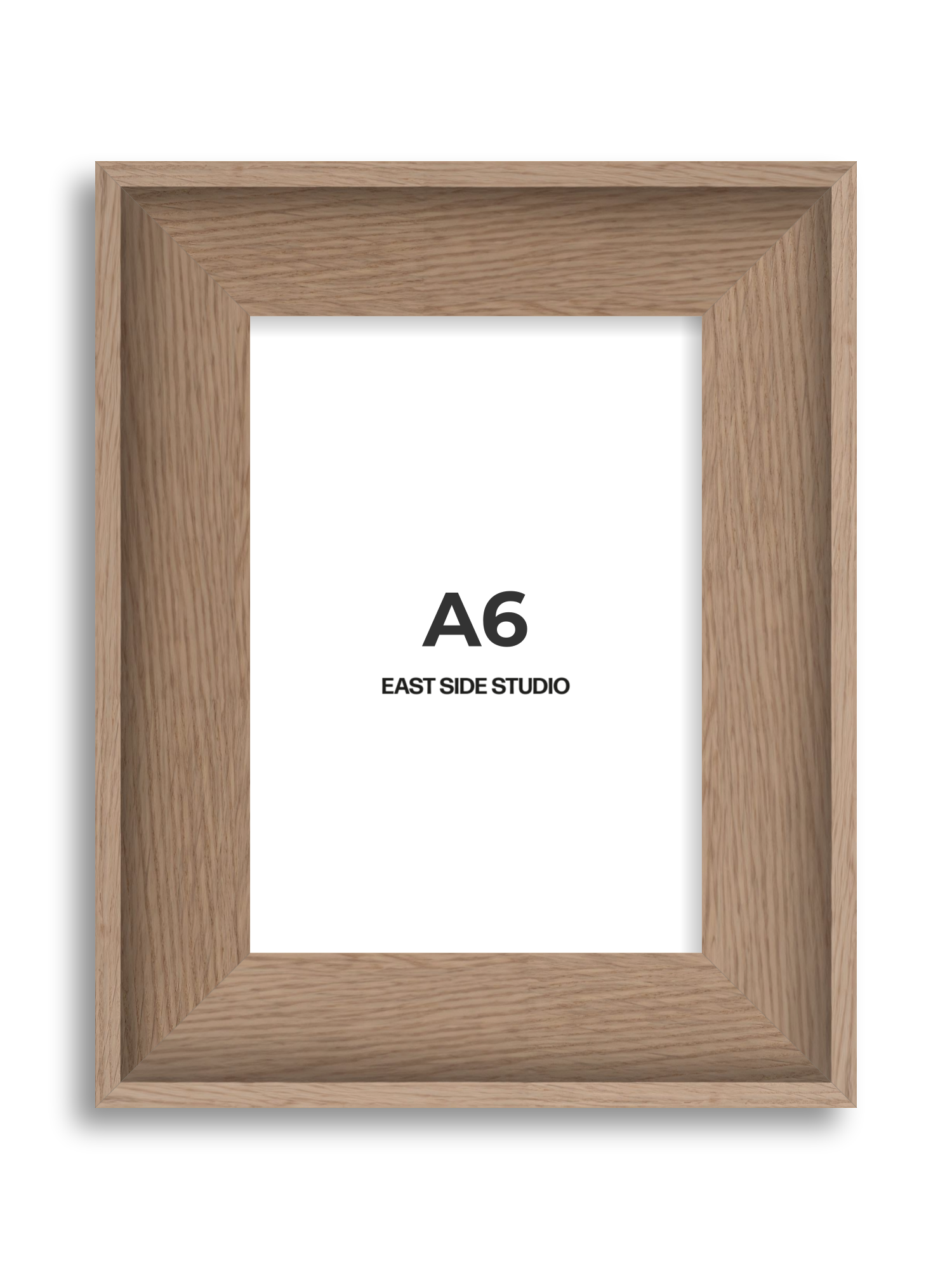 Oak A6 picture frame