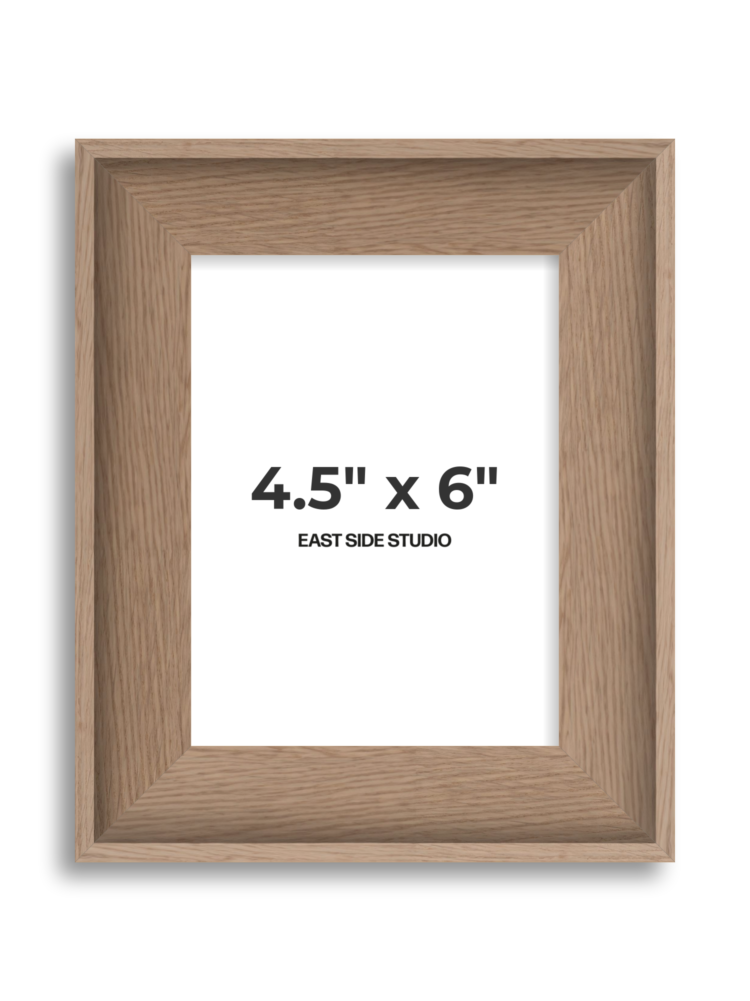 Oak 4.5" x 6" picture frame