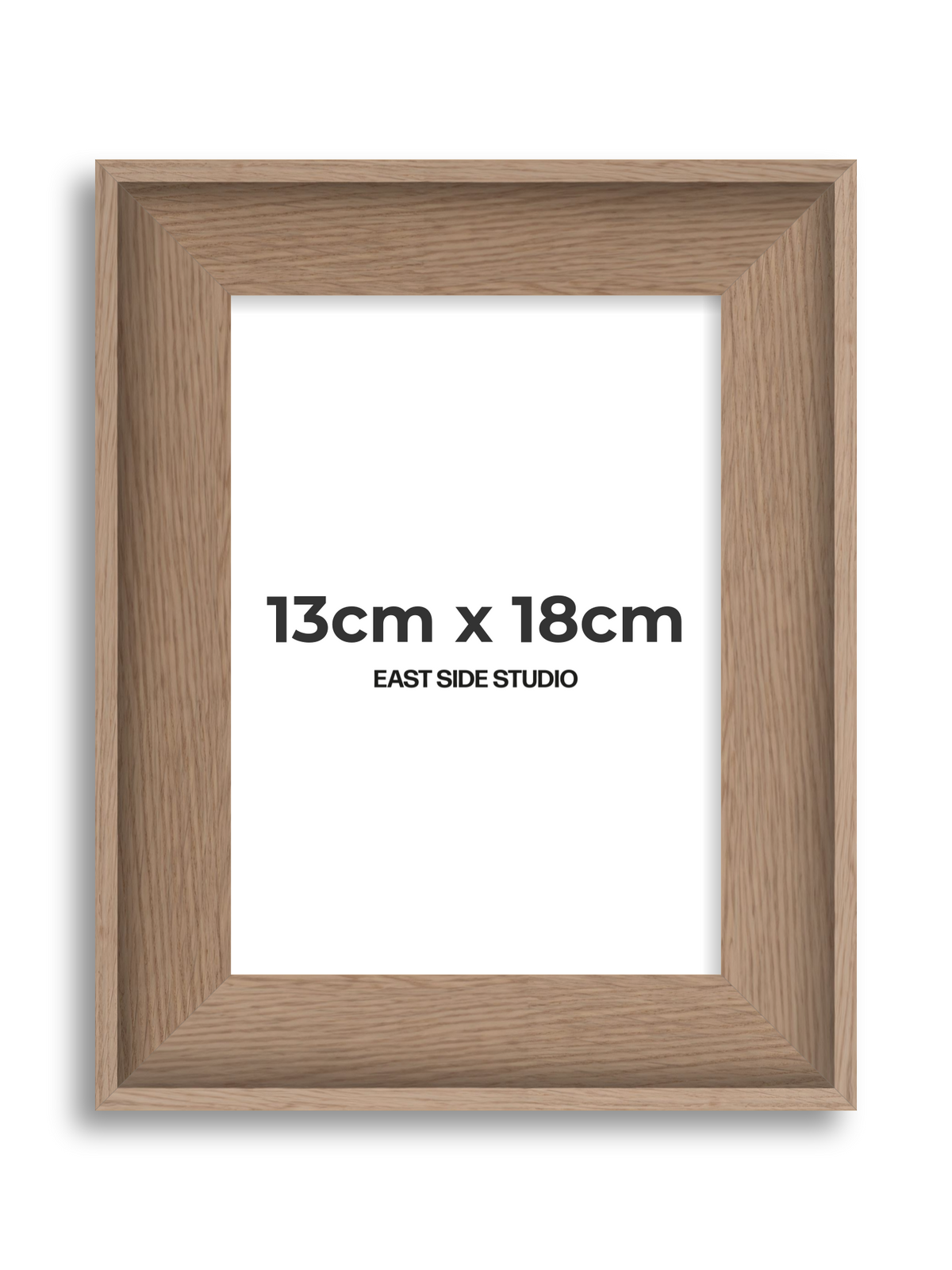 Oak 13cm x 18cm picture frame