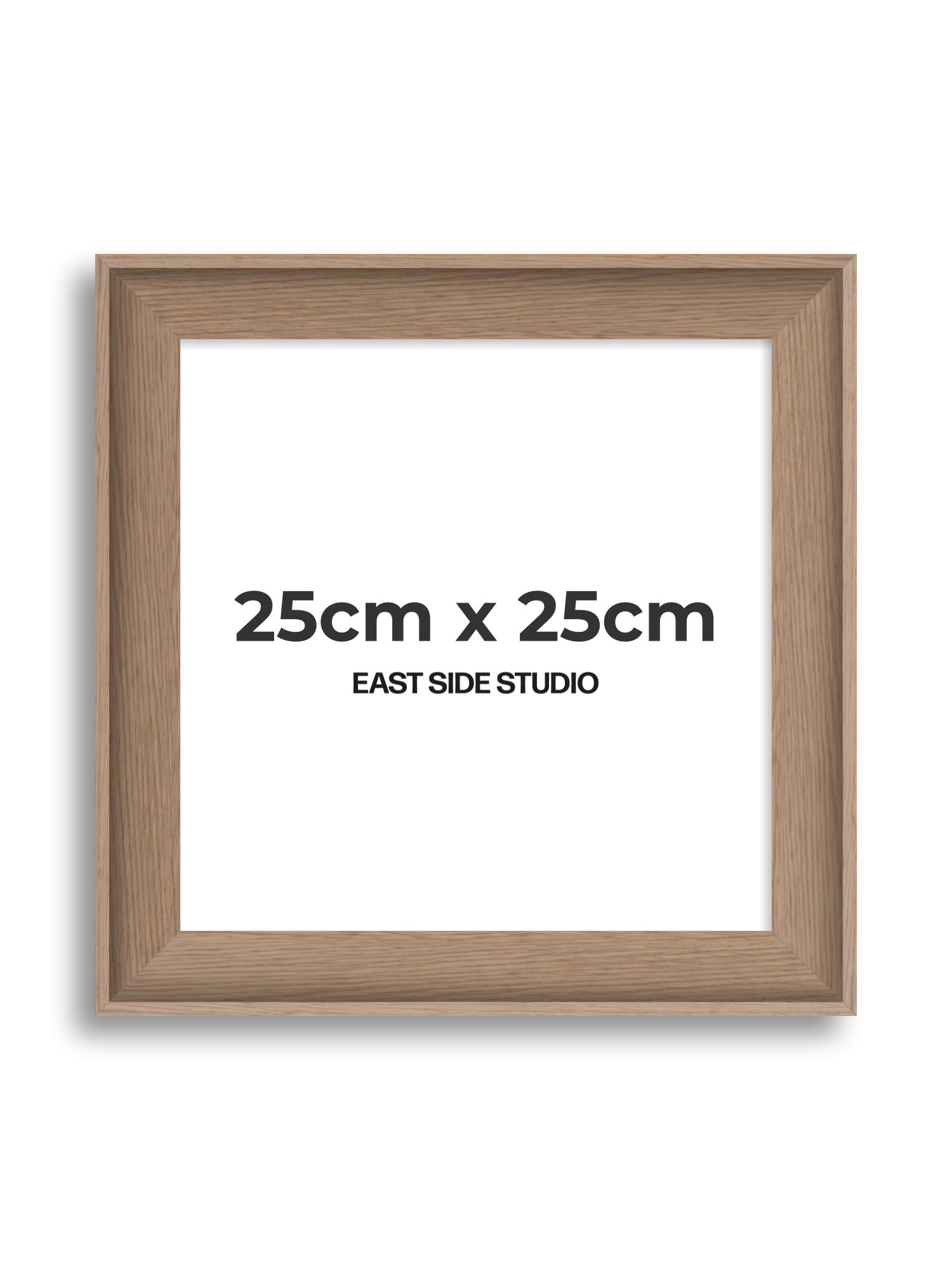 Oak 25cm x 25cm picture frame