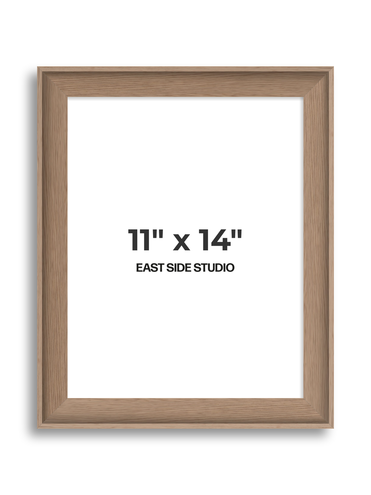 Oak 11" x 14" picture frame