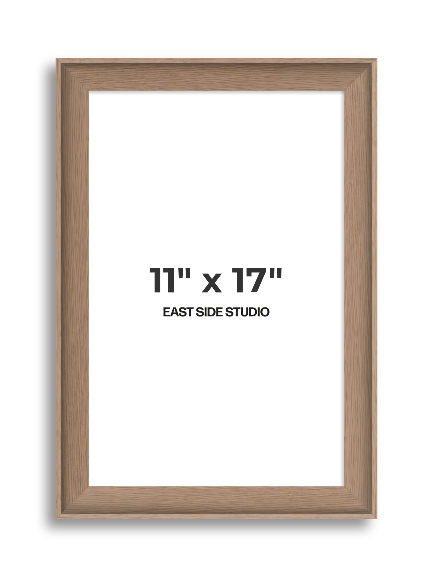Oak 11" x 17" picture frame